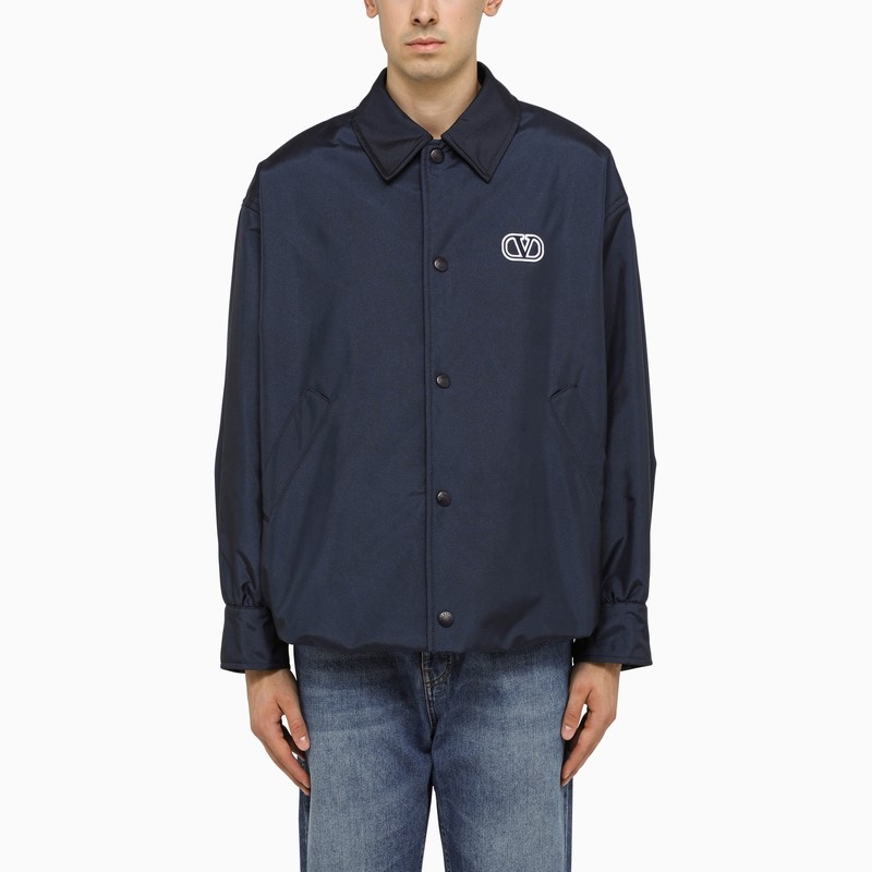 Navy blue lightweight jacket - 1