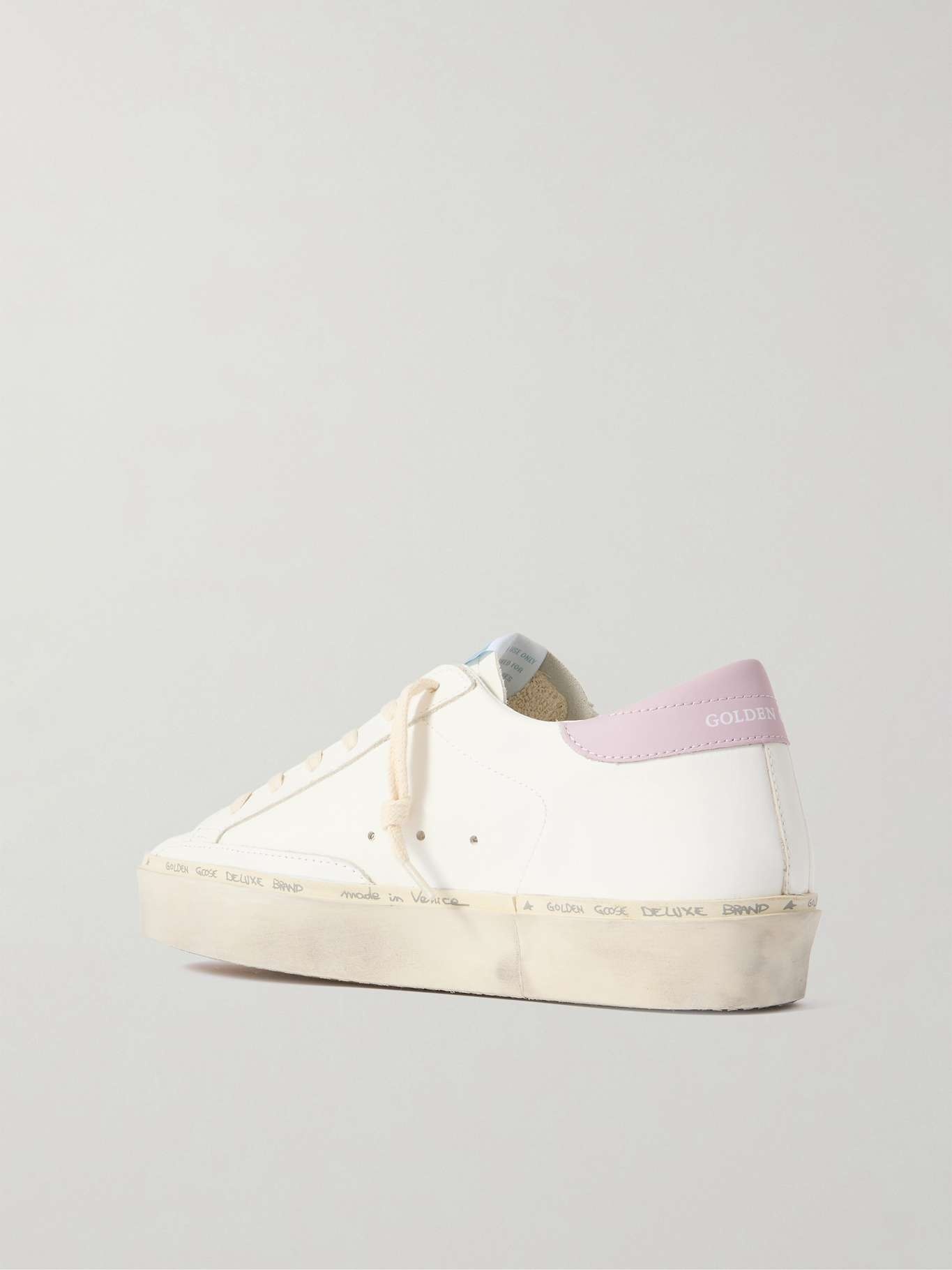 Hi Star distressed leather sneakers White - 3