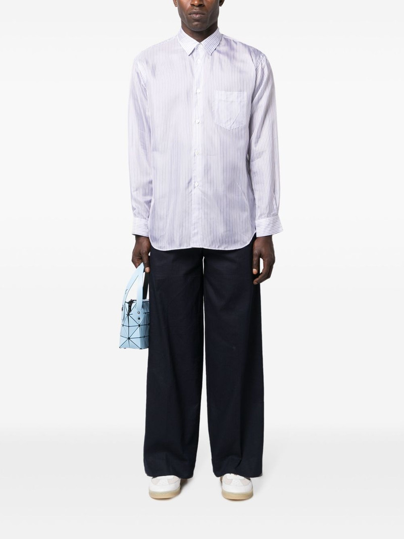 Comme des Garçons SHIRT striped button-up shirt outlook