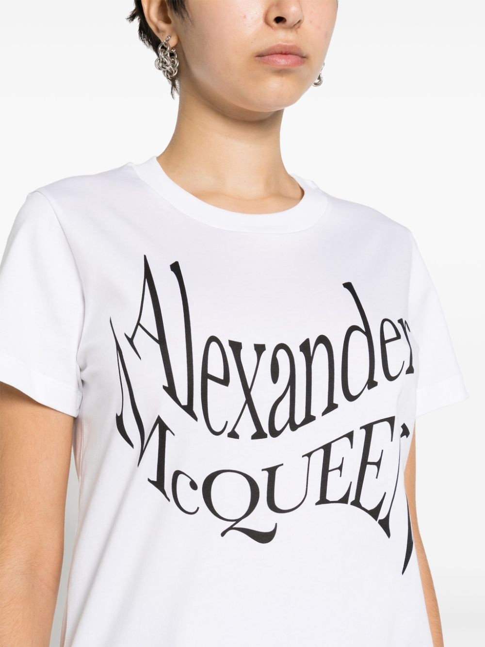 logo-print cotton T-shirt - 5