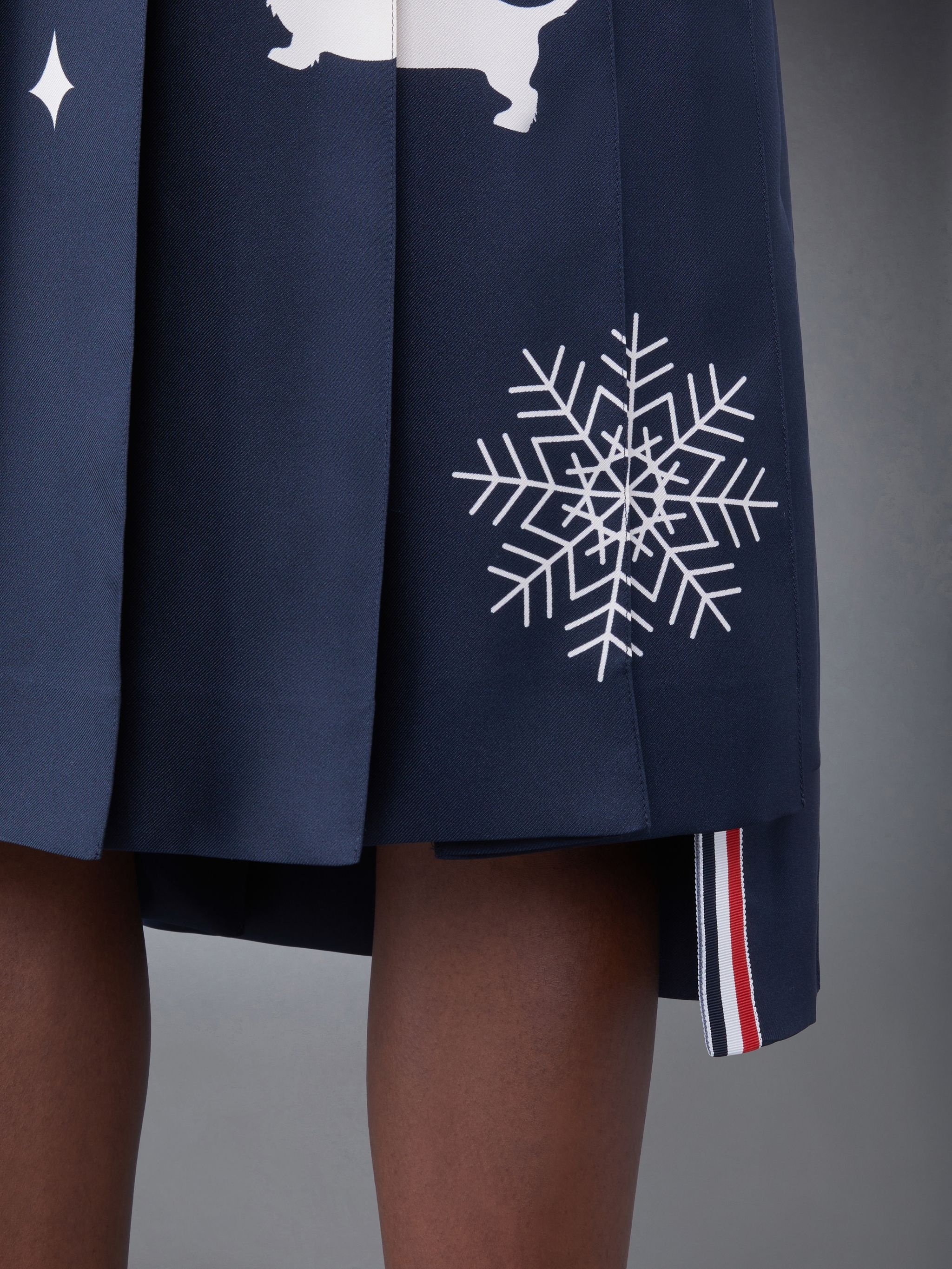 Holiday Silk Classic Pleated Skirt - 6