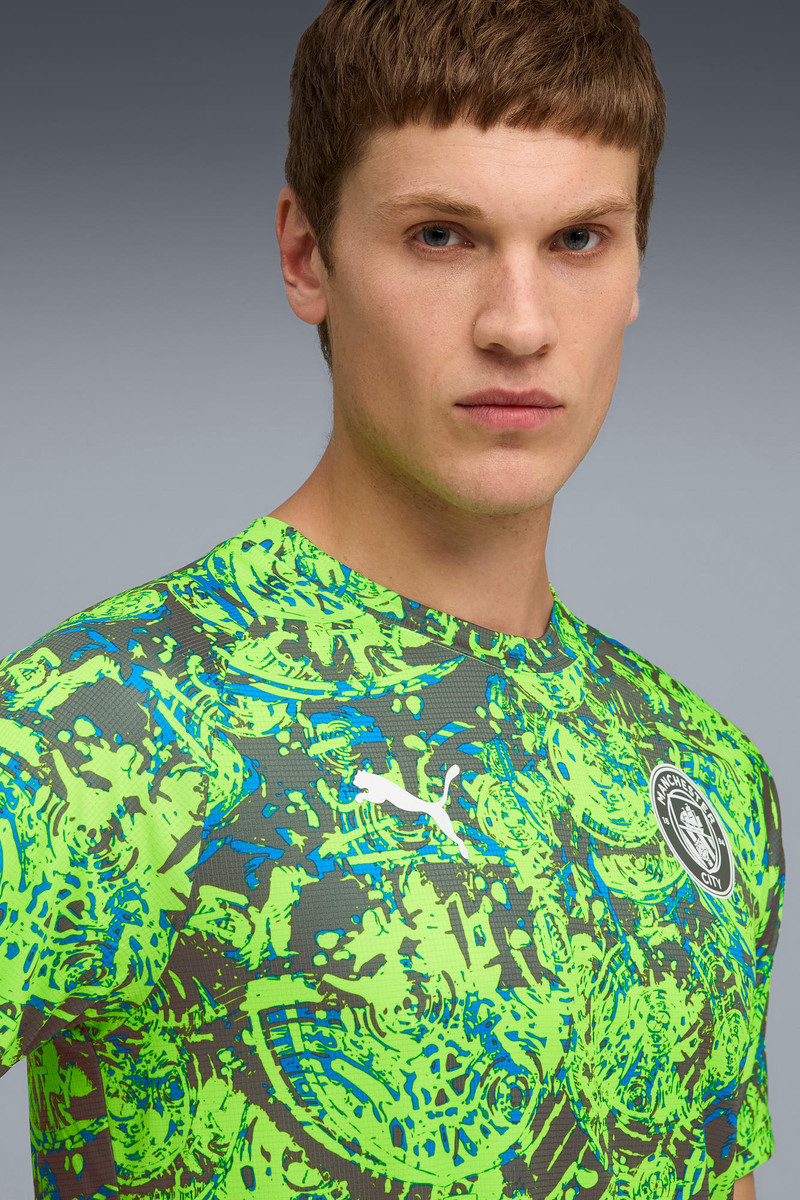 Manchester City Men's Soccer Warm-Up Jersey 4