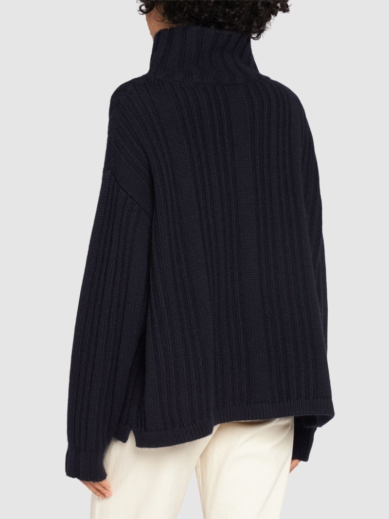 Vitalba wool knit turtleneck sweater - 3