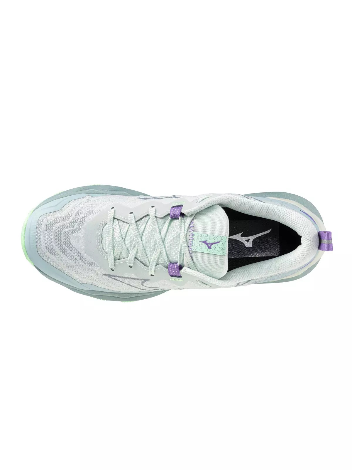 Wave Daichi 9 "Hint of Mint/Citadel" Women's Trail Running Shoe - 3