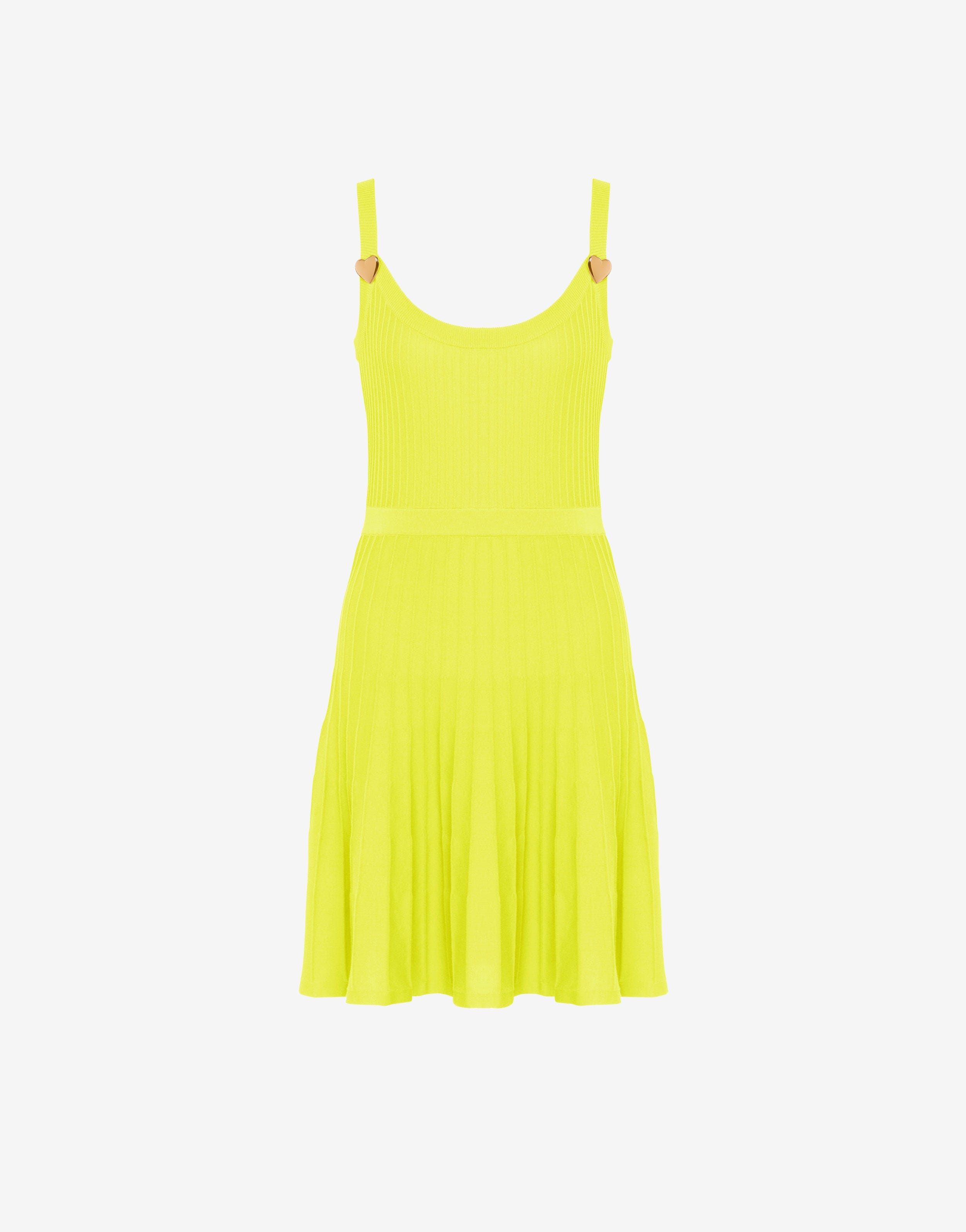 HEART BUTTONS KNITTED DRESS - 1