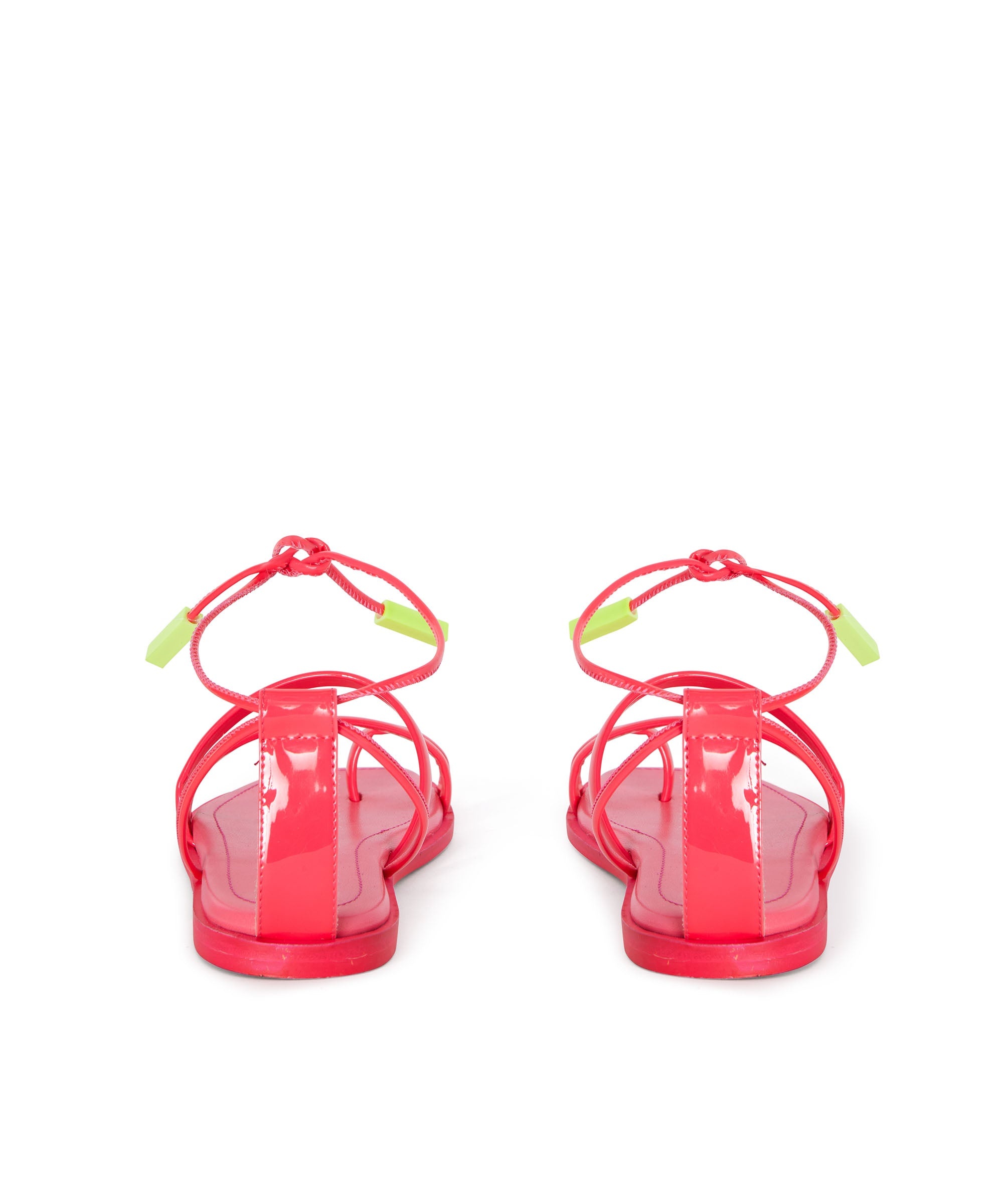Low sandals with patent leather straps - 3