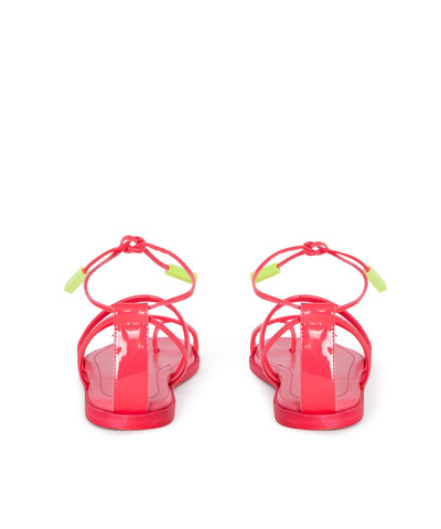 MSGM Low sandals with patent leather straps outlook