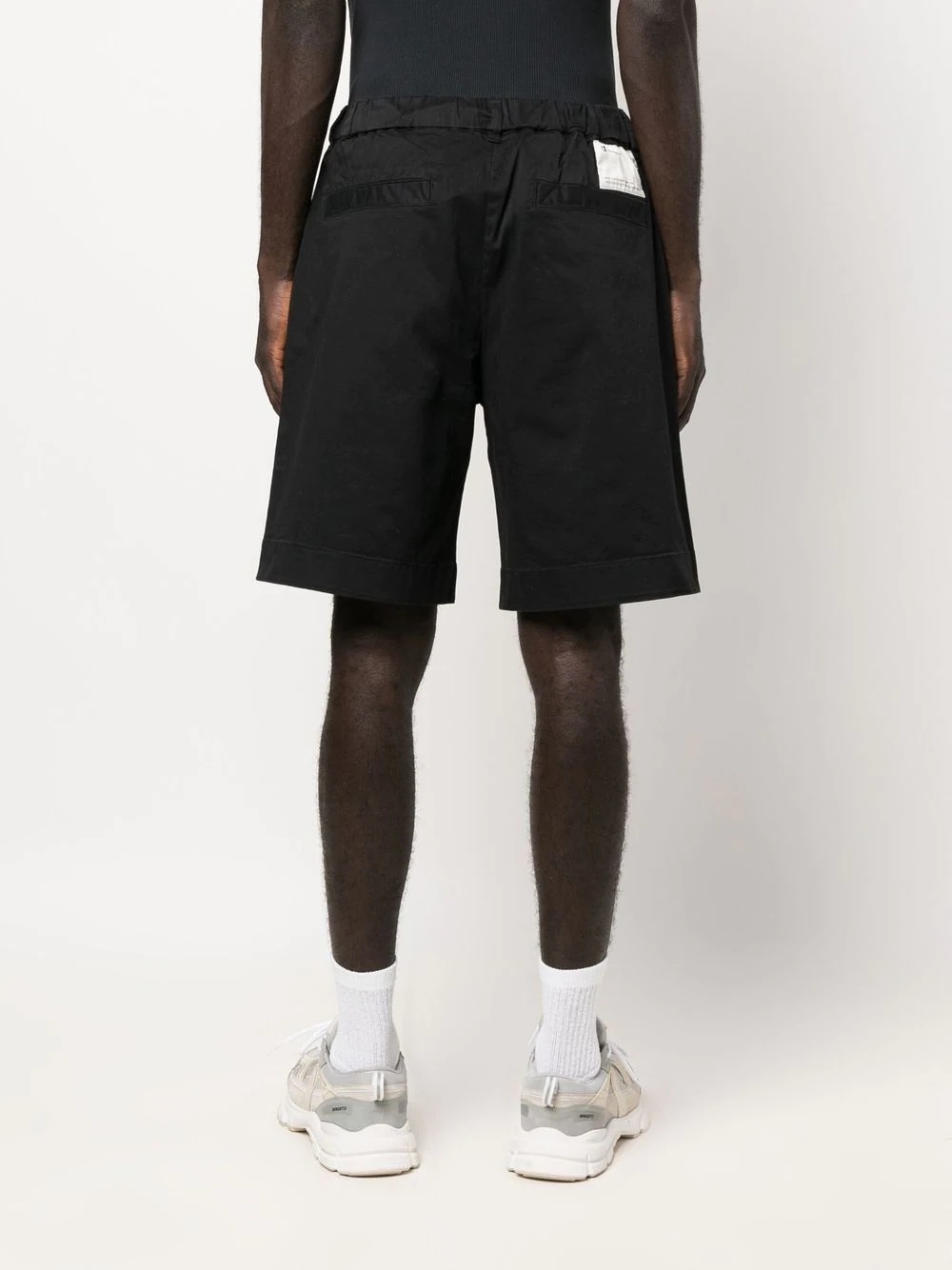 drawstring-waist shorts - 4