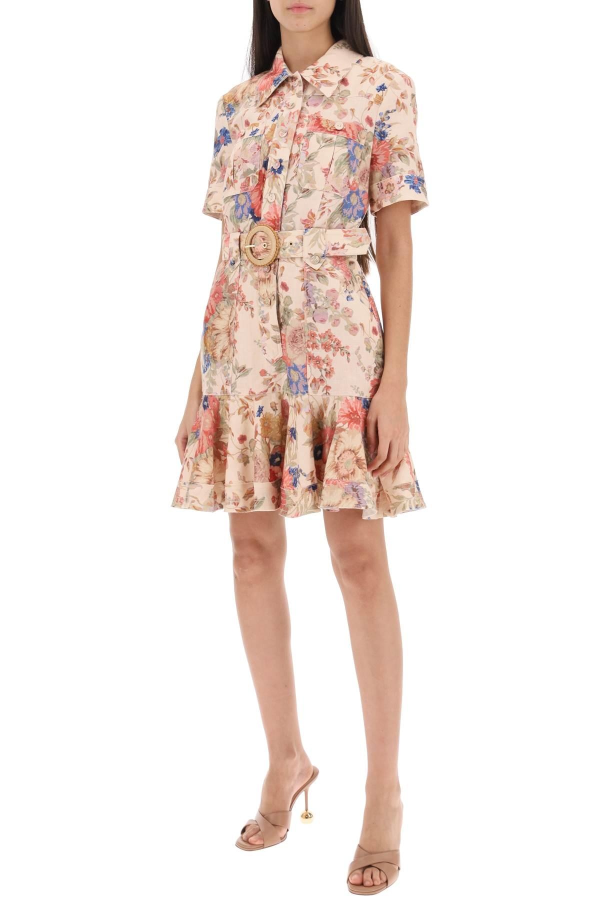 Zimmermann August Belted Linen Shirt Dress - 2