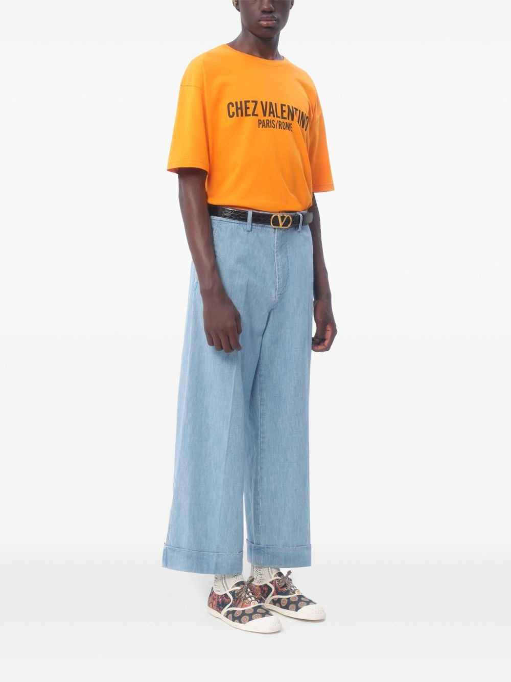 cuffed jeans - 2