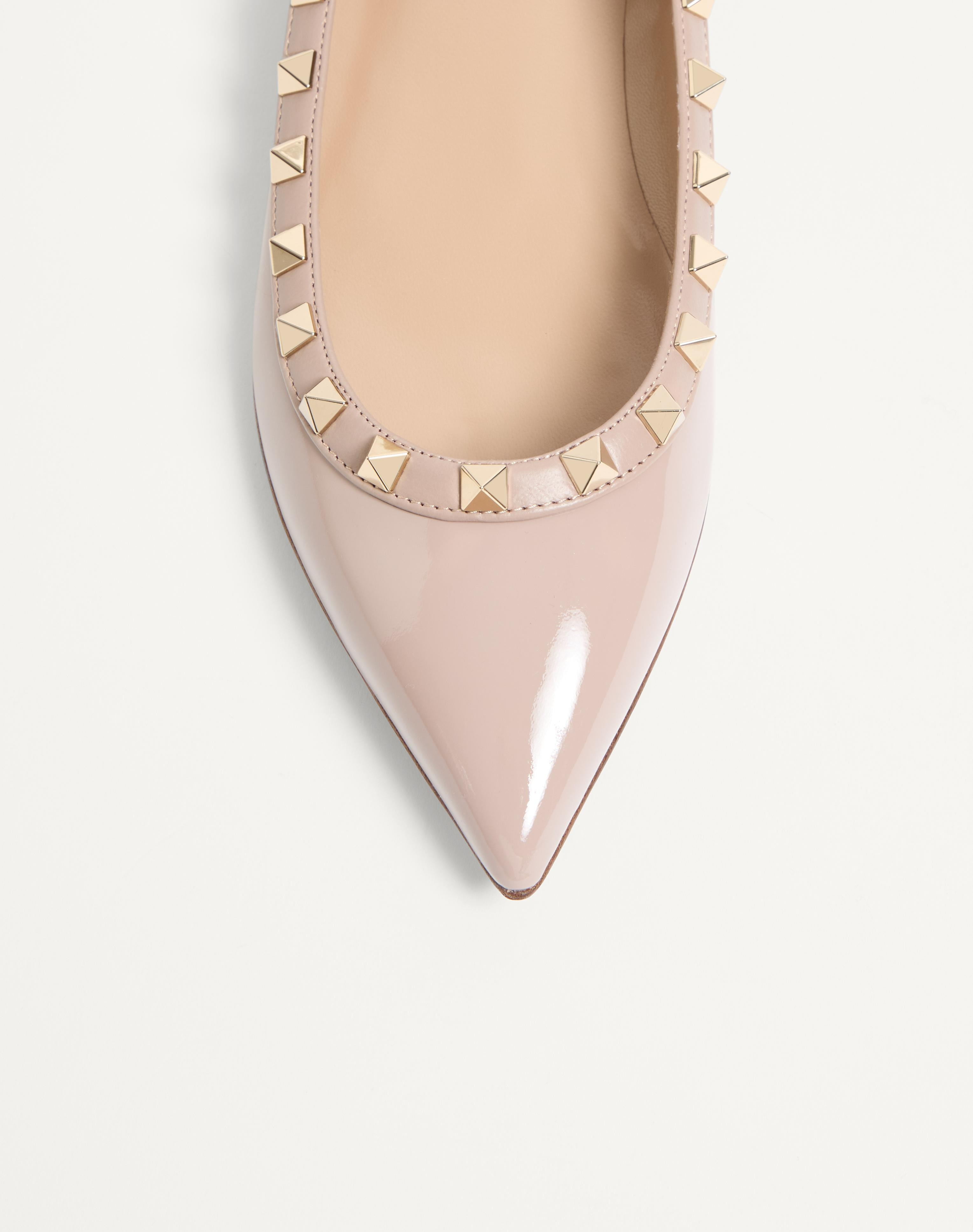 PATENT ROCKSTUD BALLET FLAT - 6