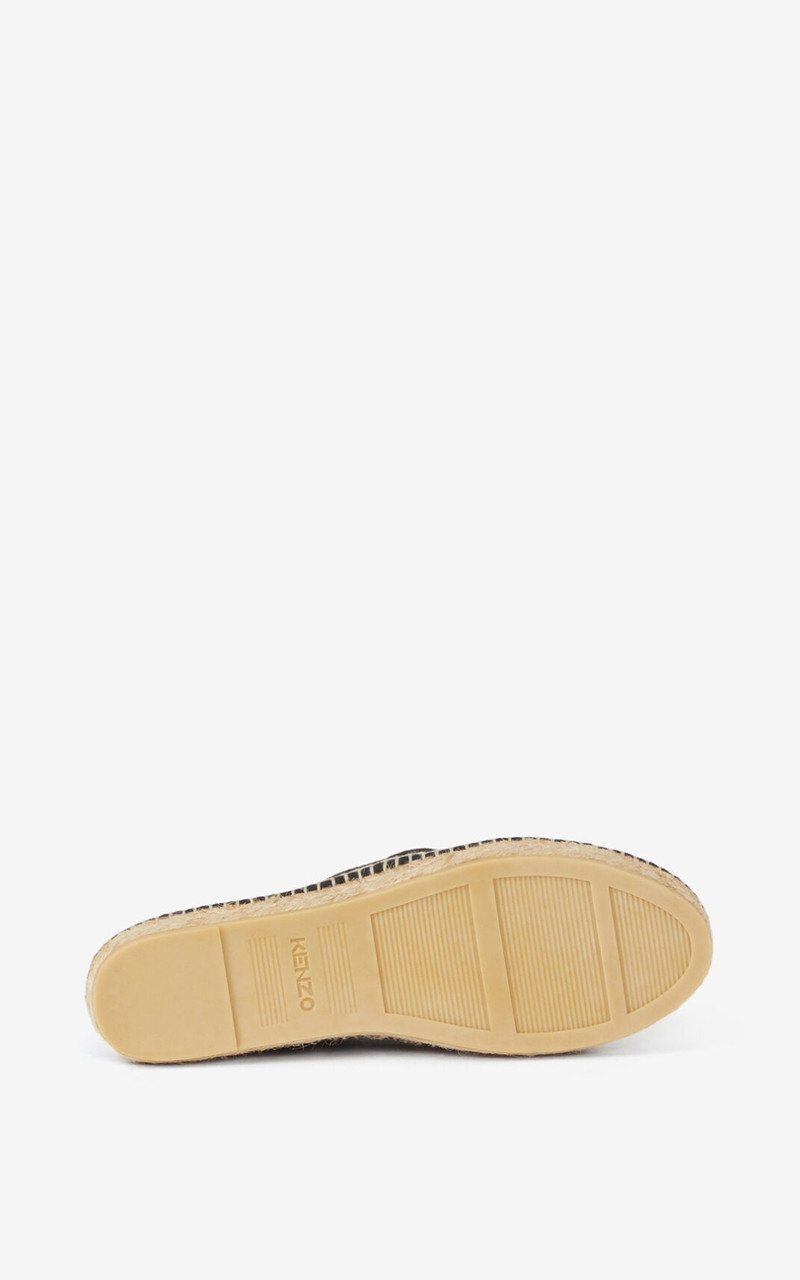 KENZO Logo elasticated canvas espadrilles 5