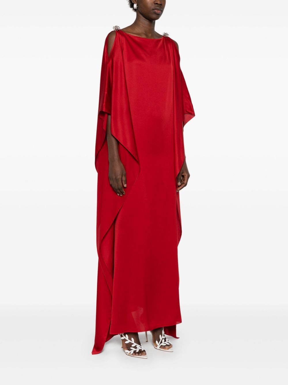 open-shoulder dress - 3