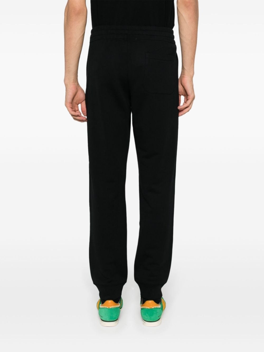 logo-print cotton track pants - 4