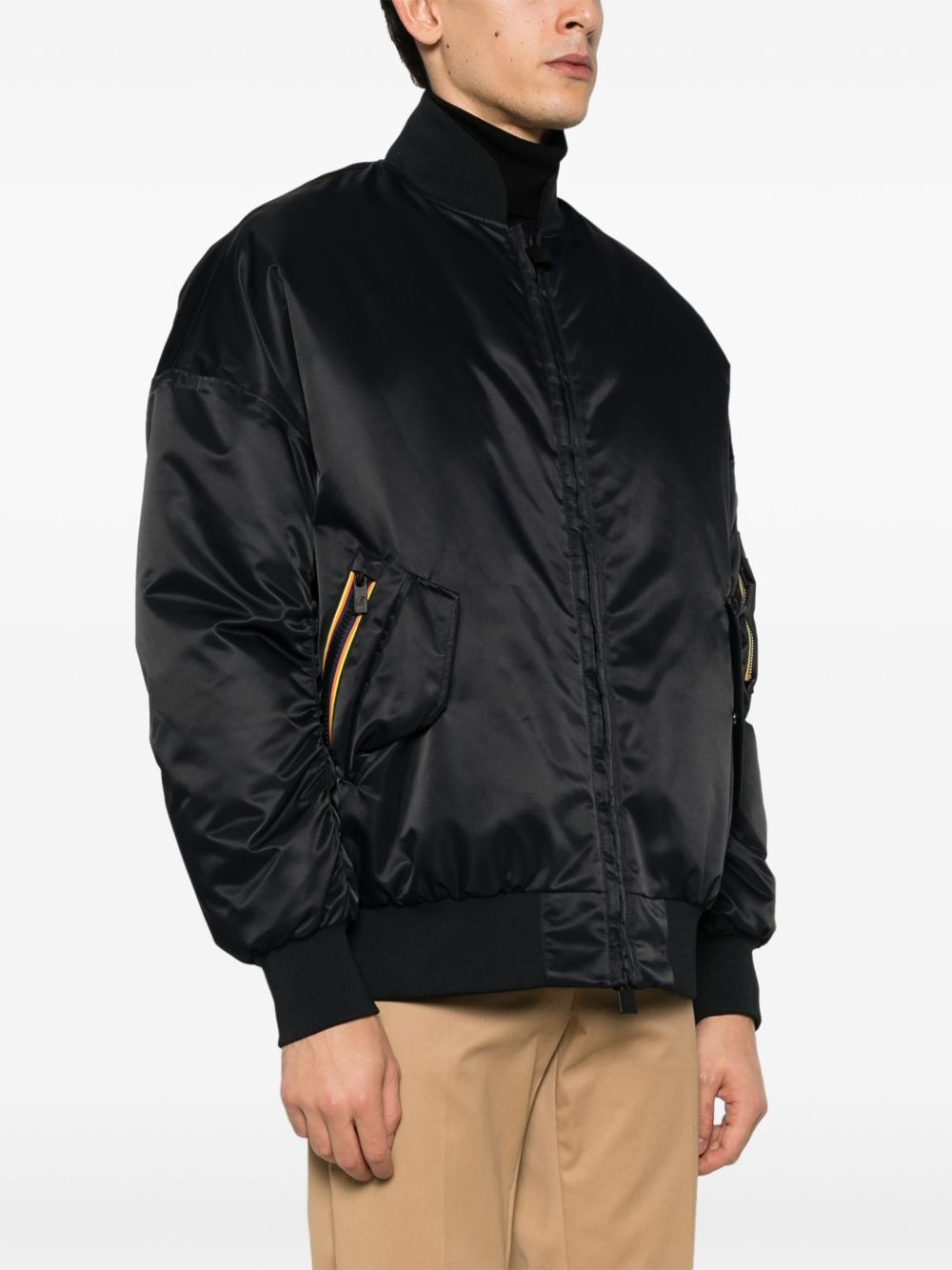 Londony satin-finish bomber jacket - 3