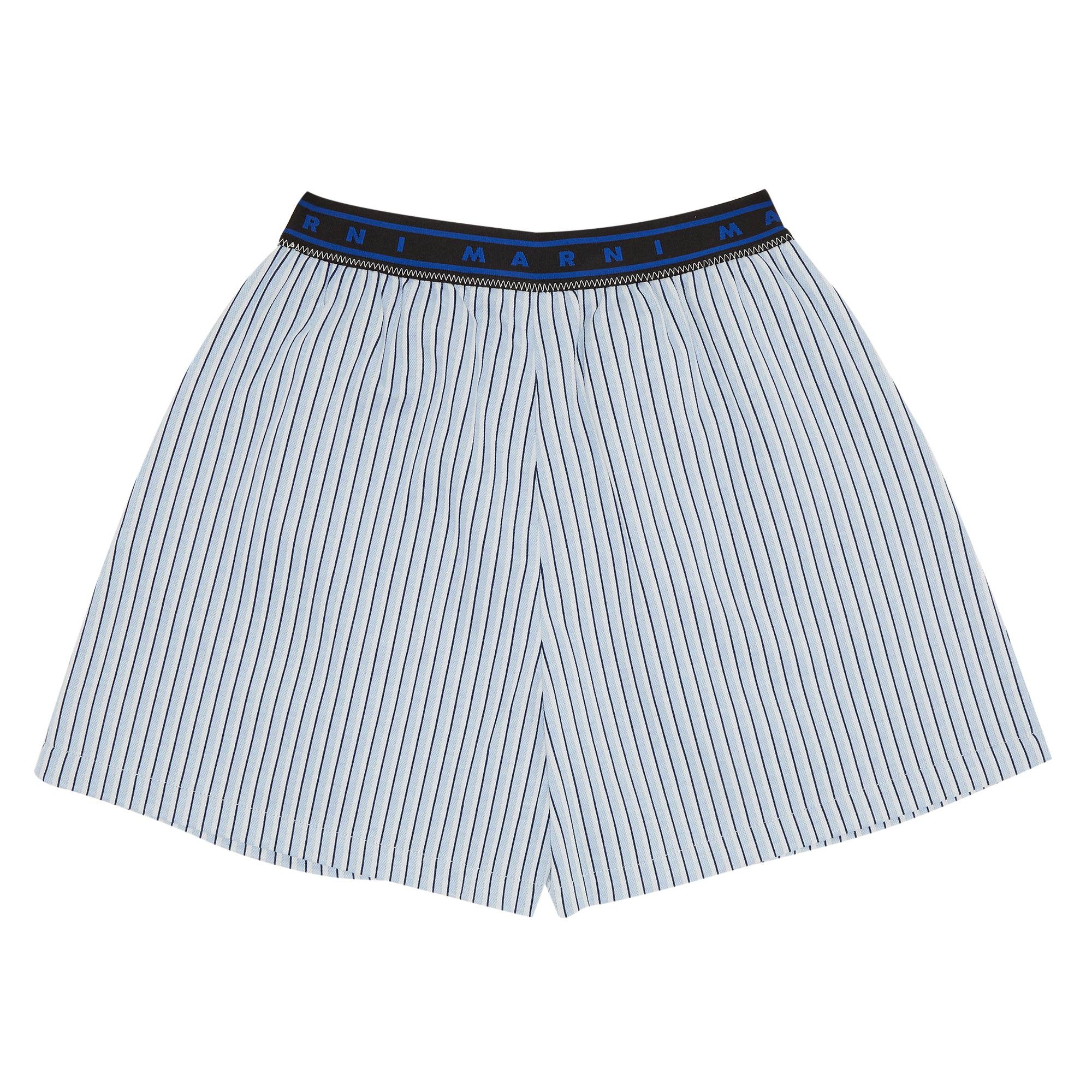 Marni Stripe Jersey Jacquard Pants 'Vivid Blue' - 2