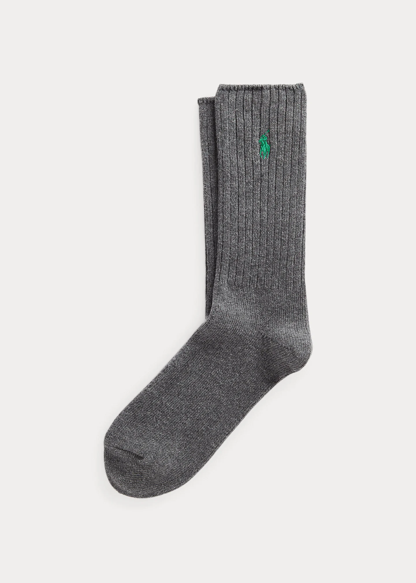 Signature Pony Cotton-Blend Crew Socks - 1