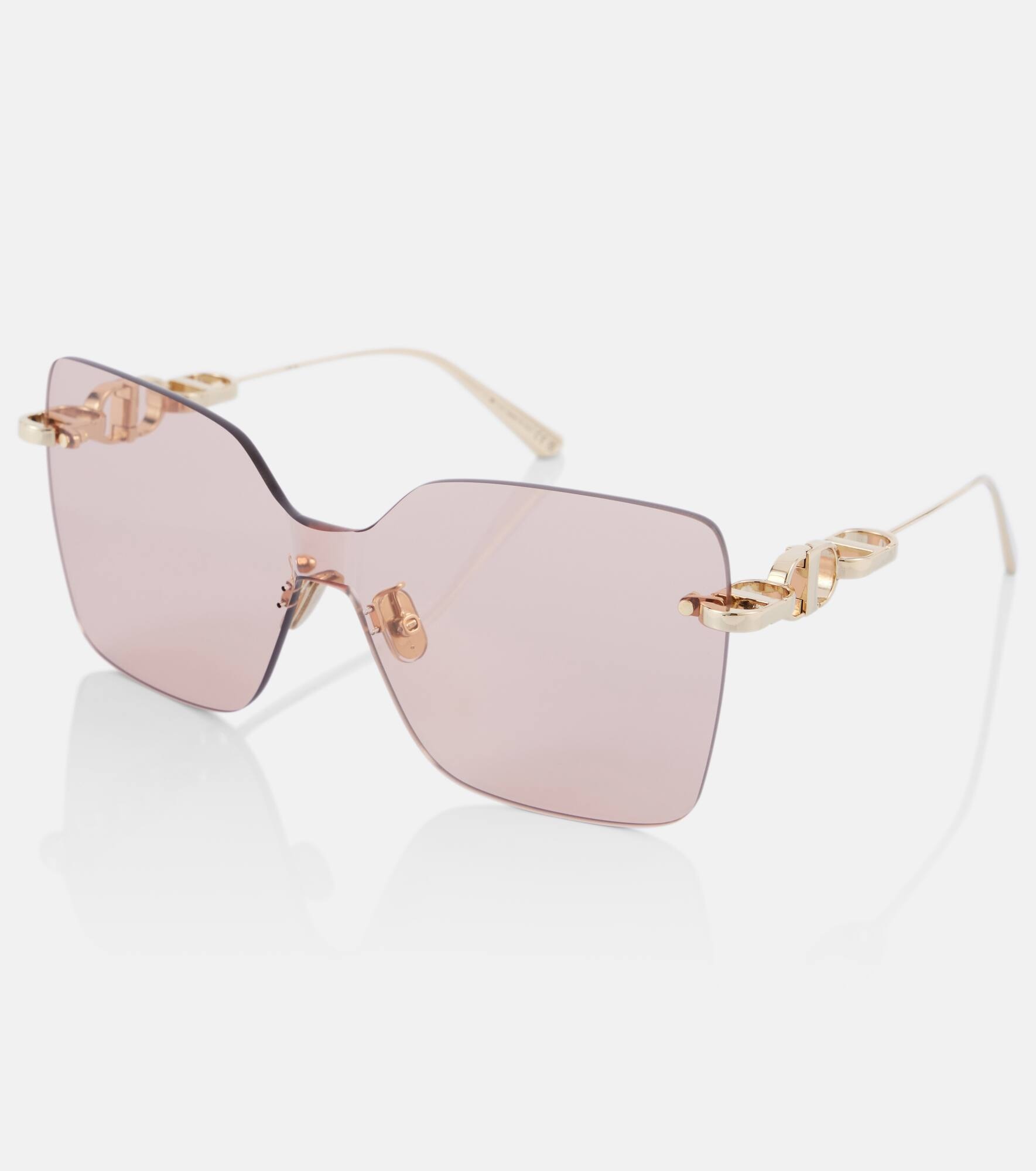 CD Chain M1U square sunglasses - 4