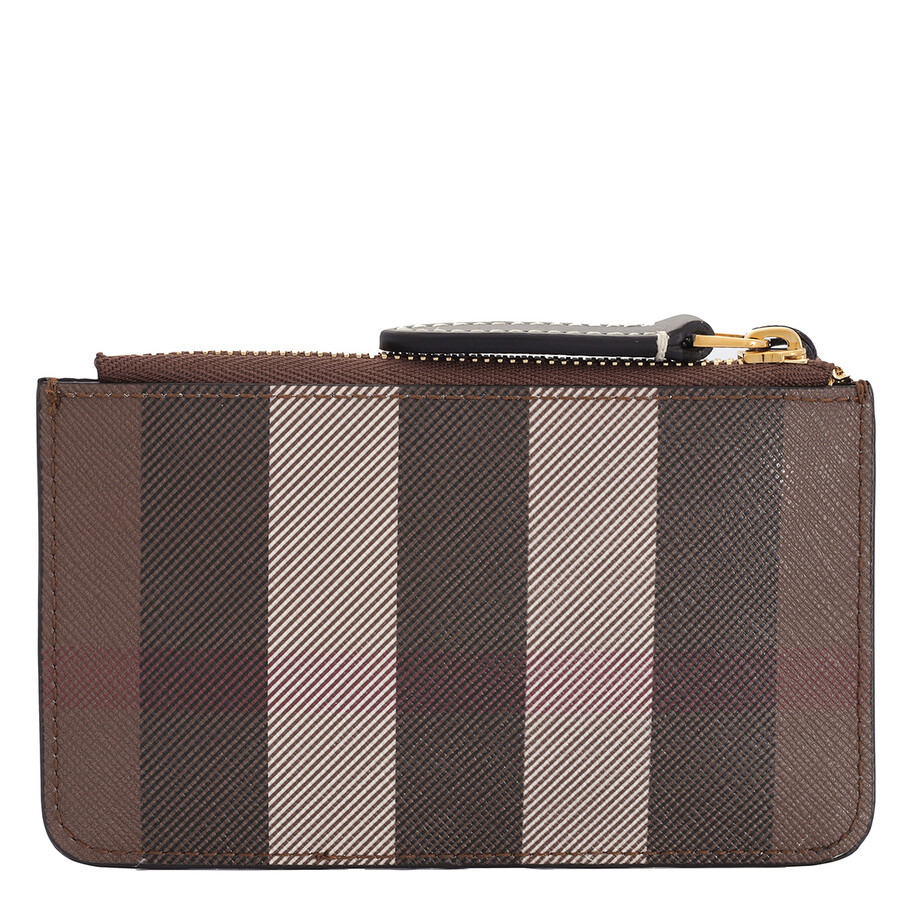 Burberry Dark Birch Brown Kelbrook Zip Coin Purse - 4