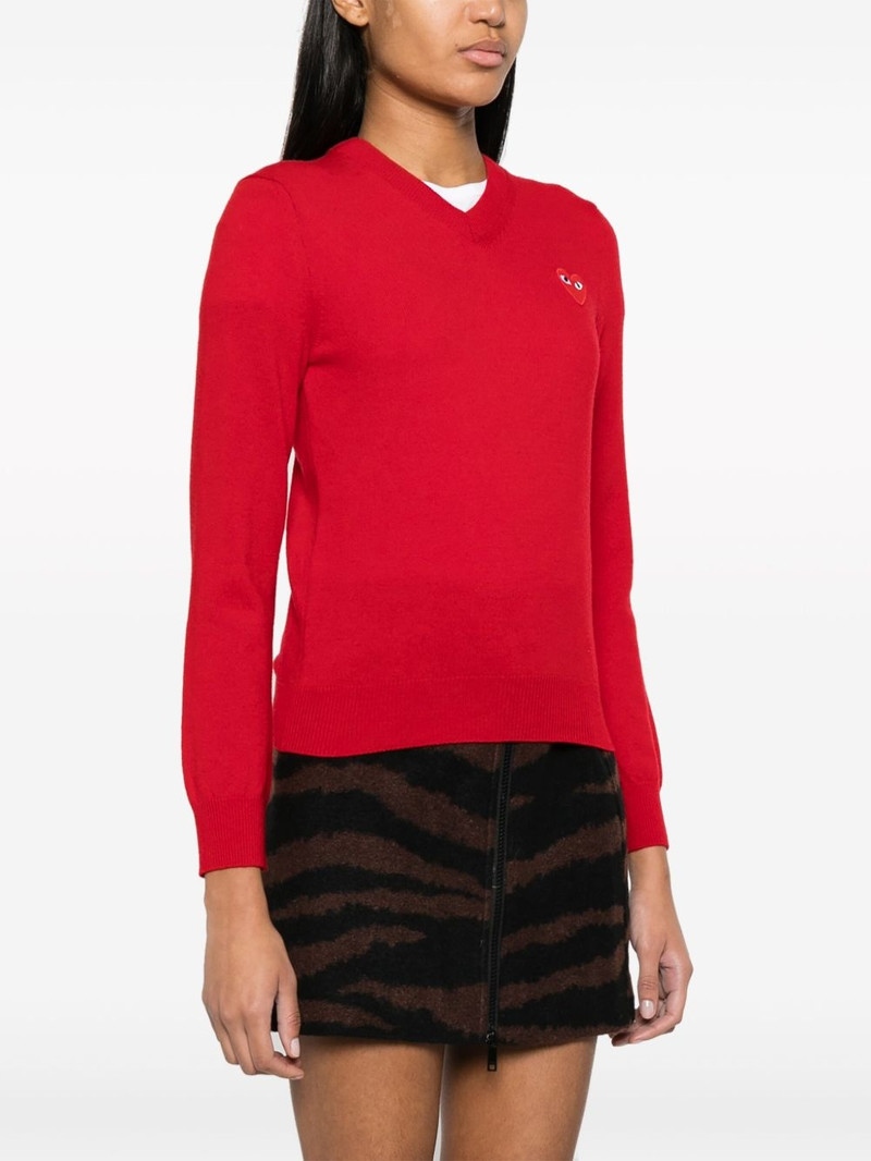 heart logo wool jumper 3