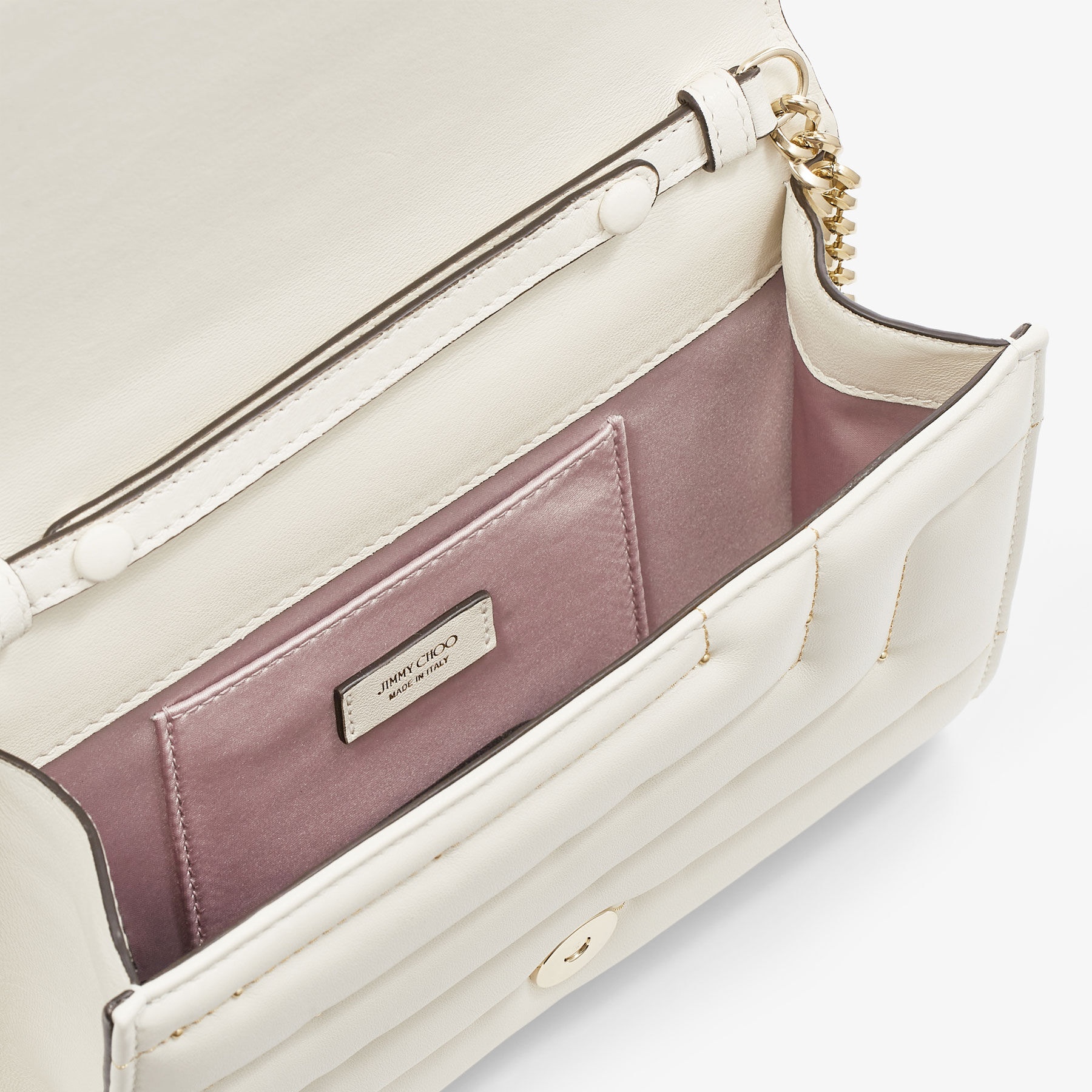 Varenne Clutch
Latte Avenue Nappa Leather Clutch Bag with JC Emblem - 2