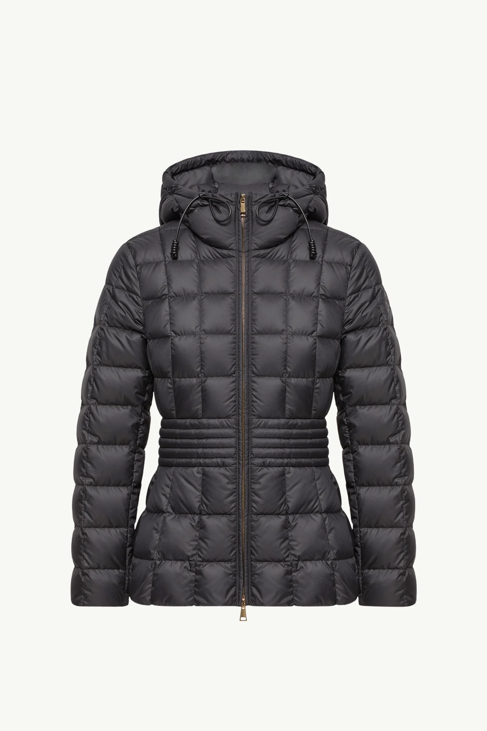 Engoulevent Square Quilted Hooded Short Down Jacket - 1