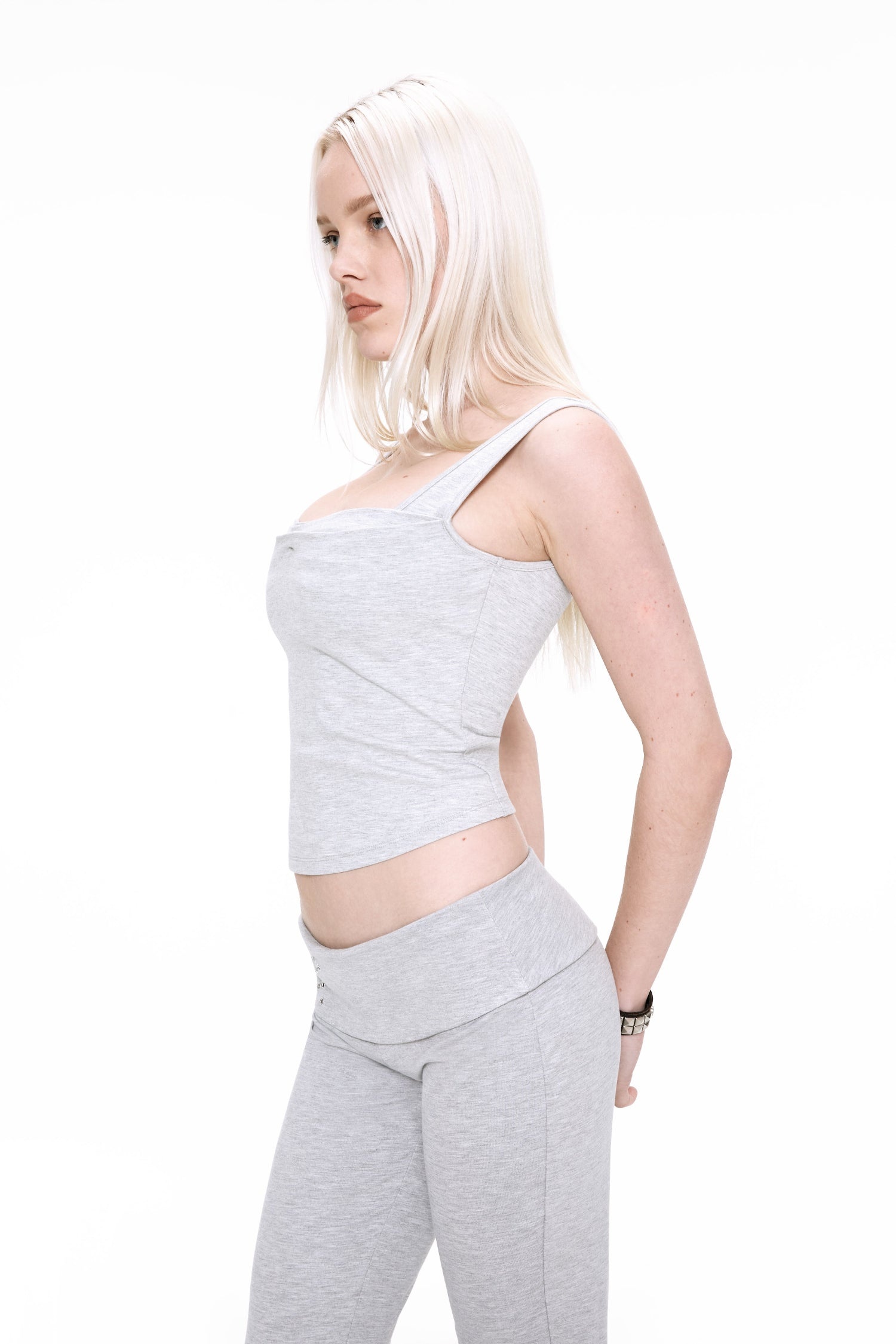 LUNA TOP - HEATHER GREY - 4