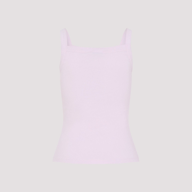 PANGAIA Pangaia Womens Ribbed Square Neck Tank Top outlook
