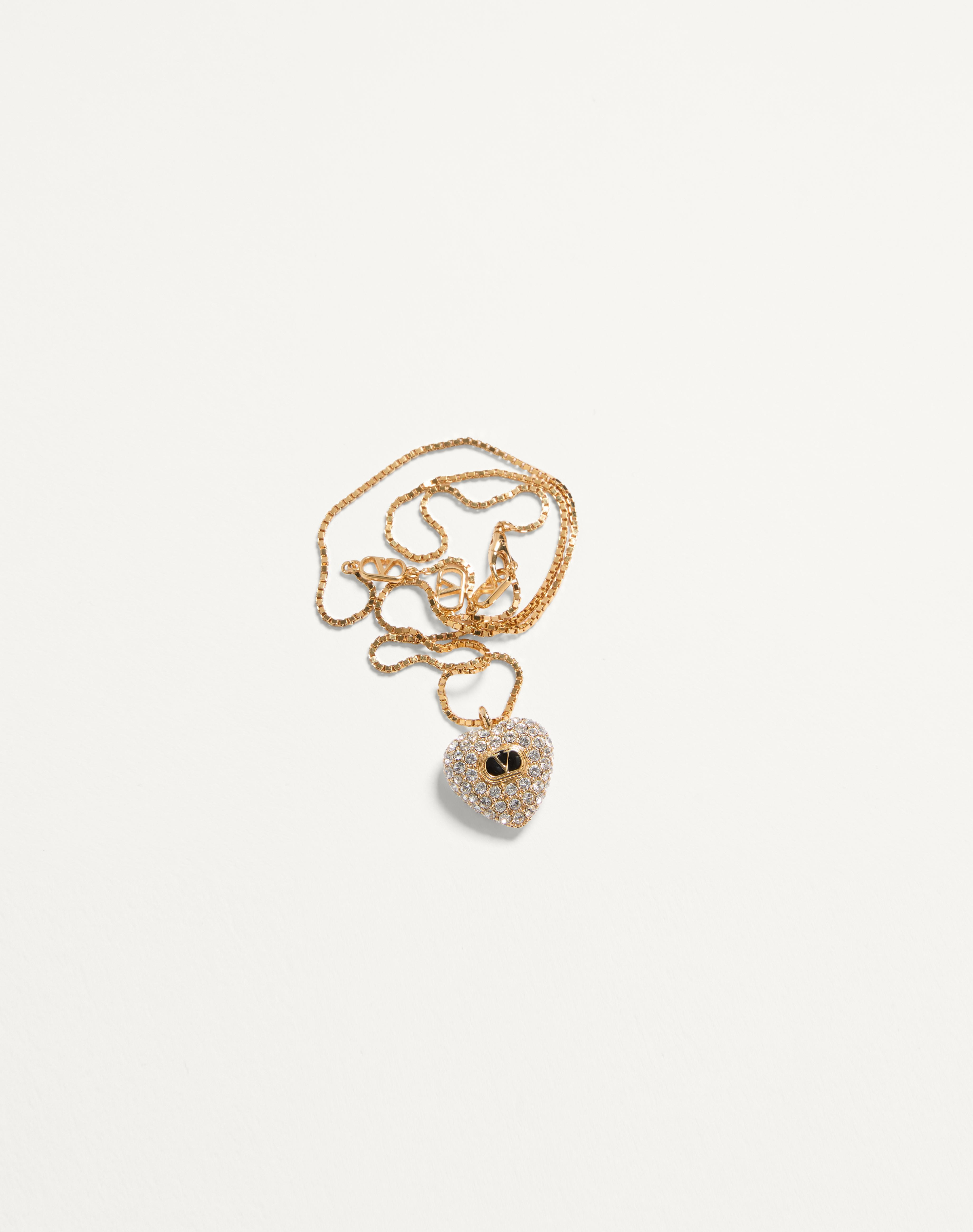 COEUR ROYAL NECKLACE IN METAL, ENAMEL AND SWAROVSKI® CRYSTALS - 4