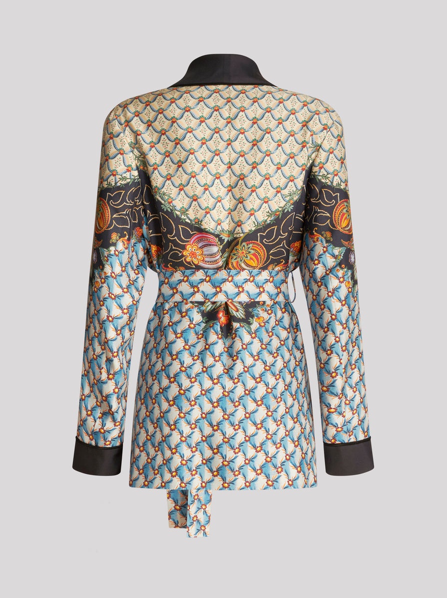 TWILL ROBE JACKET - 5