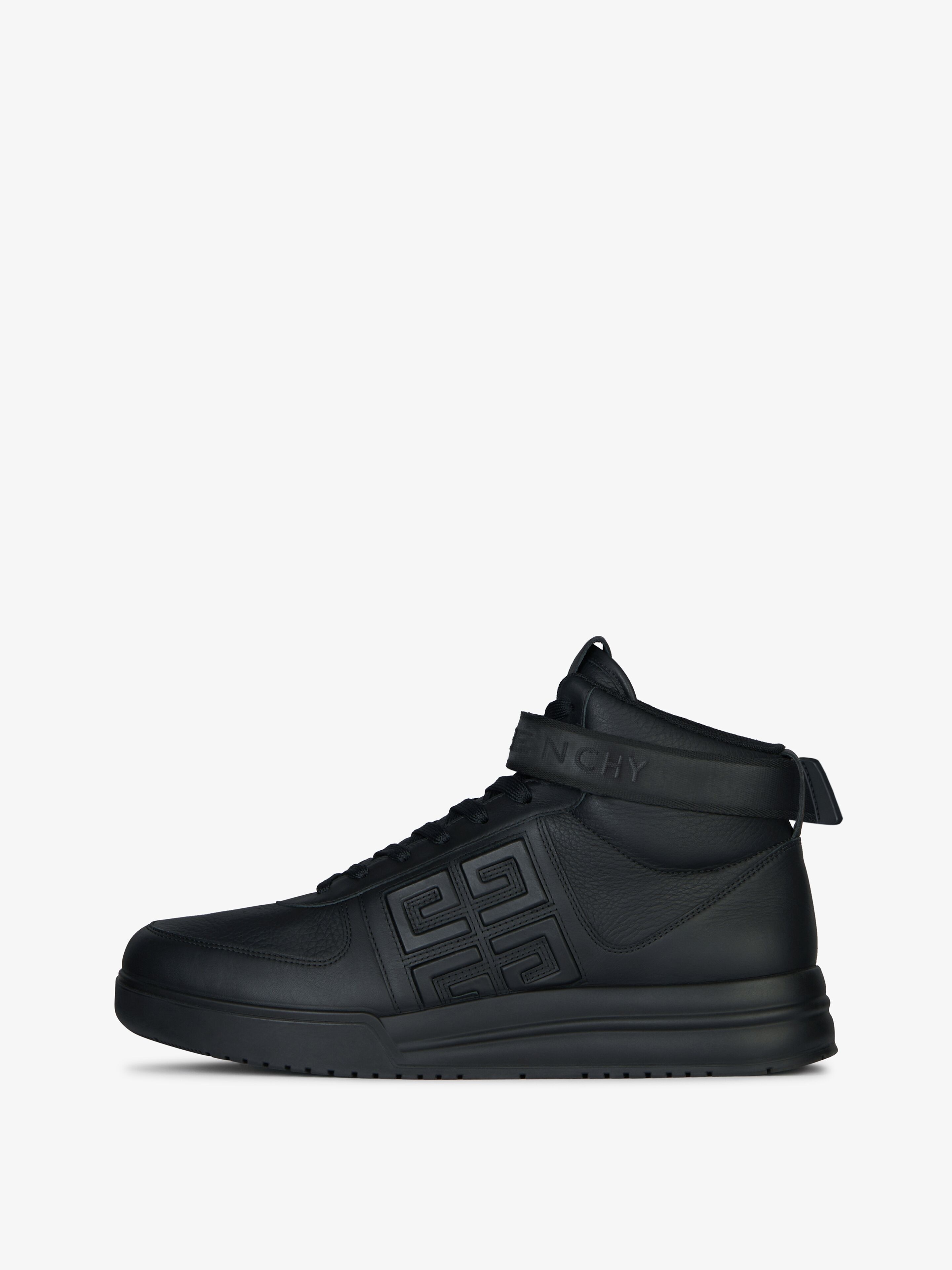 G4 HIGH TOP SNEAKERS IN LEATHER - 3