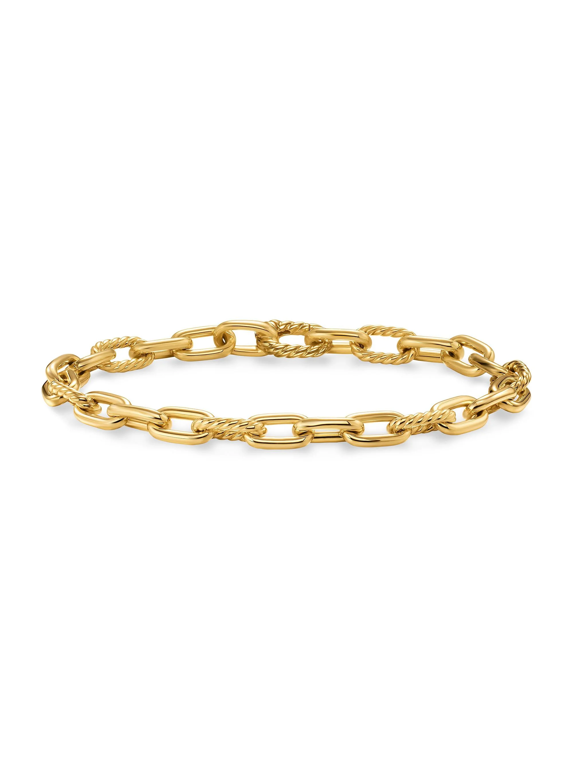 Women's DY Madison Chain Bracelet in 18K Yellow Gold, 6MM - Gold - 1
