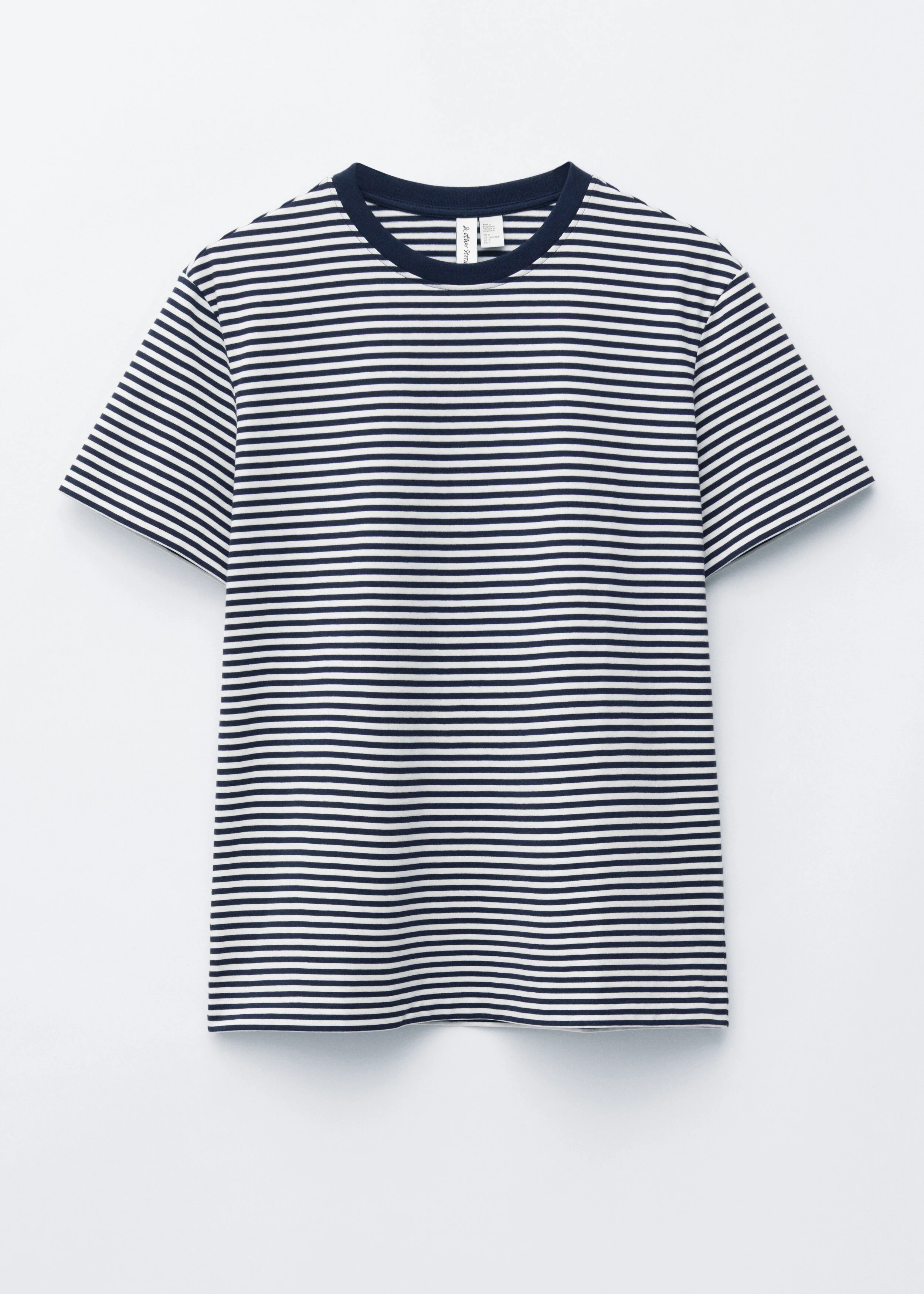 Cotton Crew-Neck T-Shirt - 1