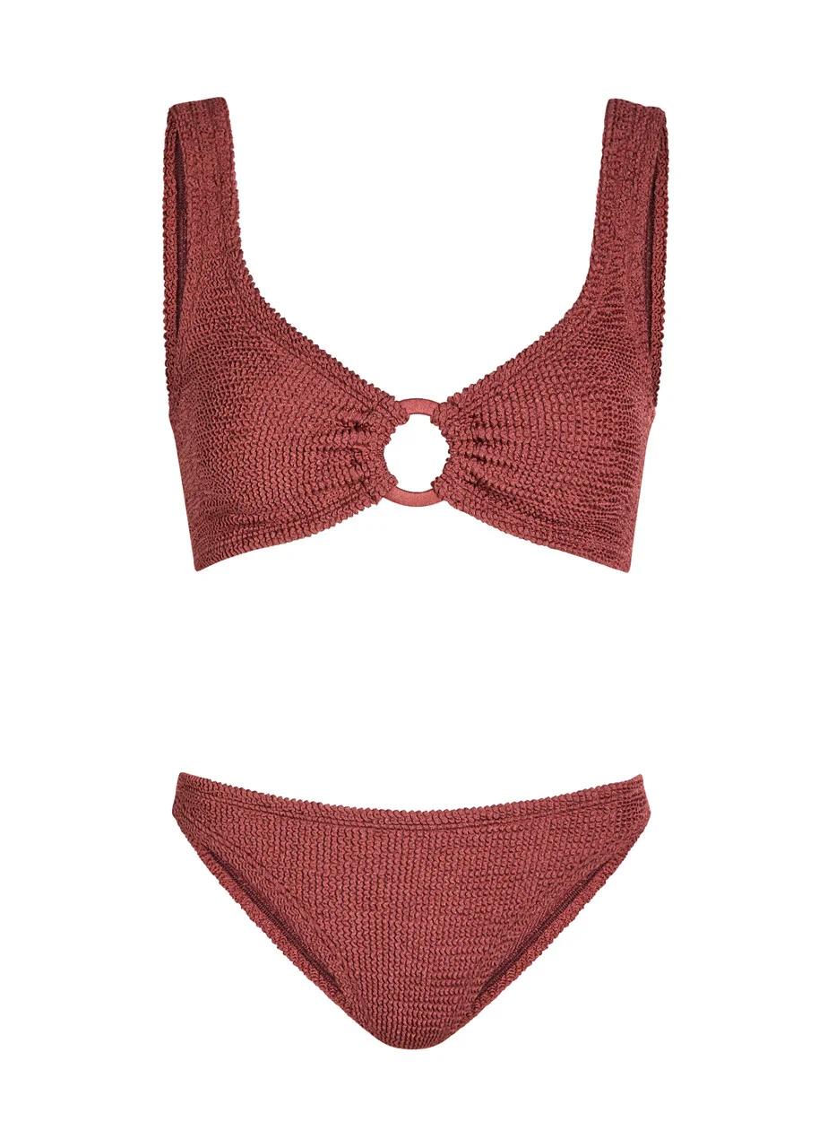 Hunza G Julia Hoop Crinkle Bikini - 1