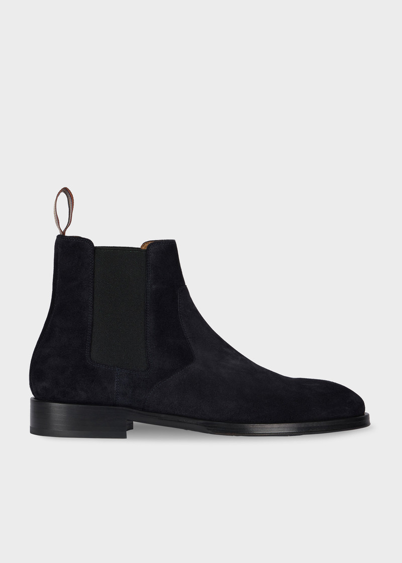 Navy Suede 'Lawson' Boots 1
