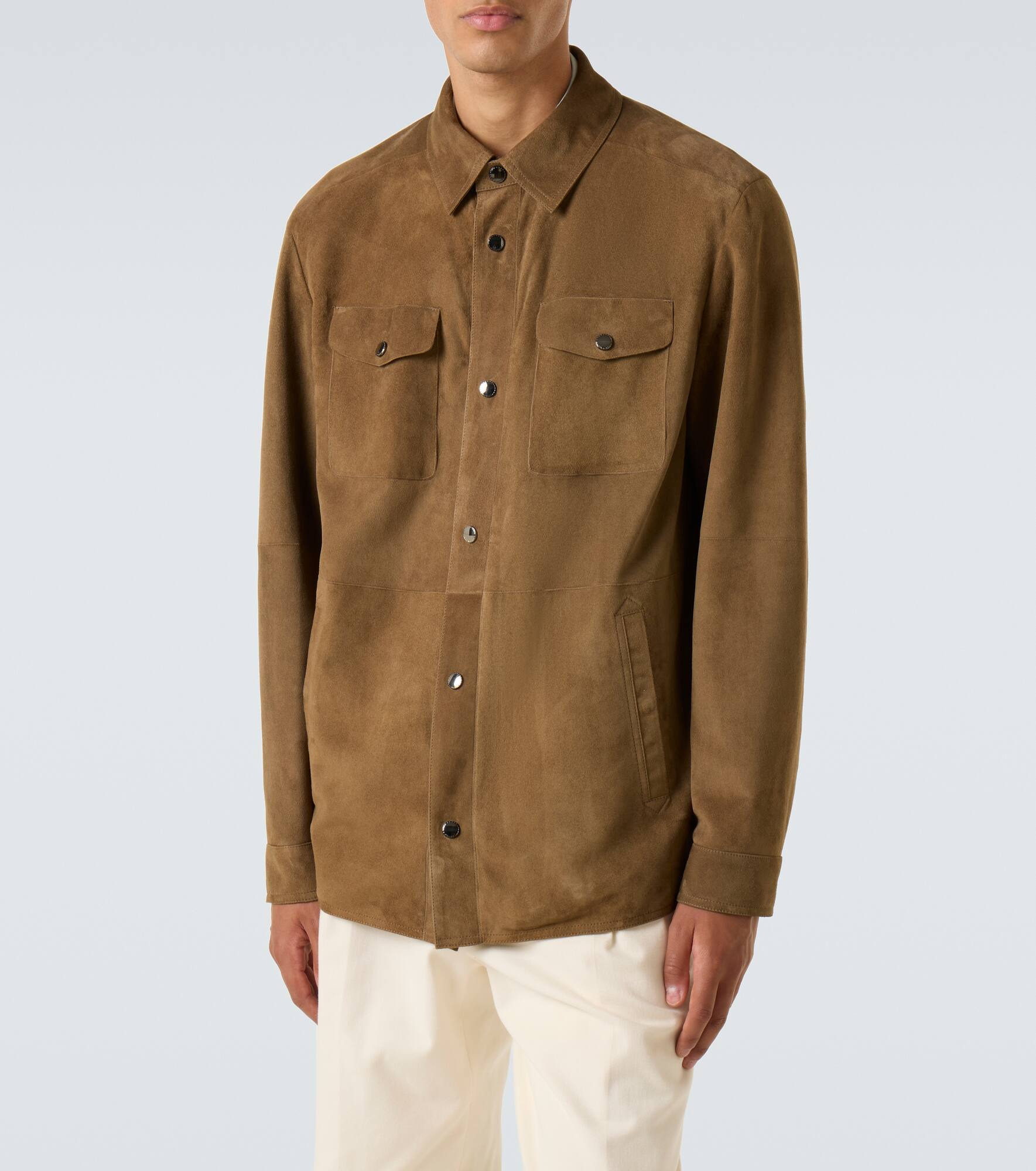 Suede overshirt - 3