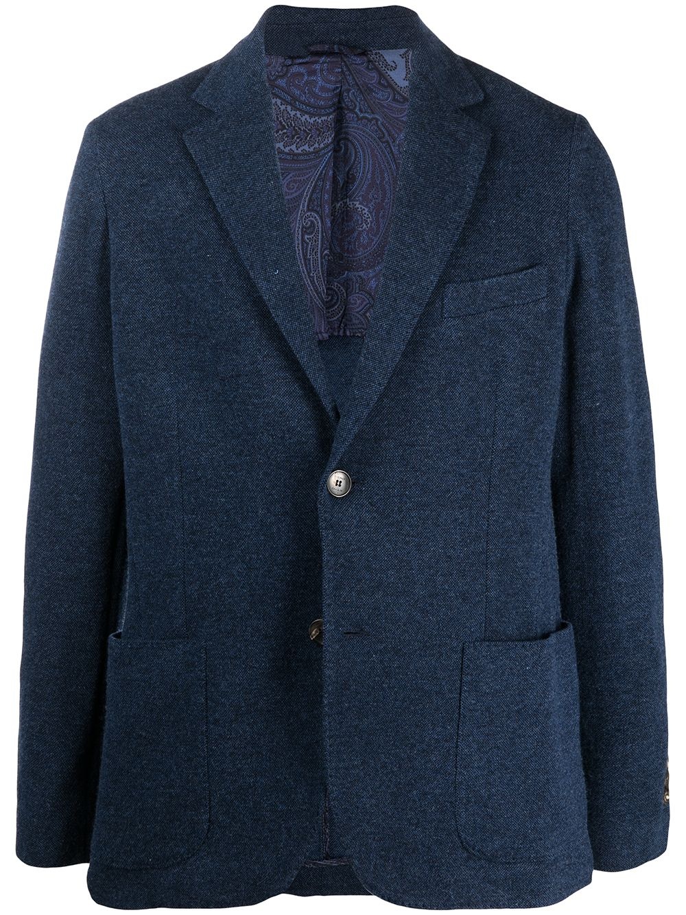 tailored woven blazer - 1