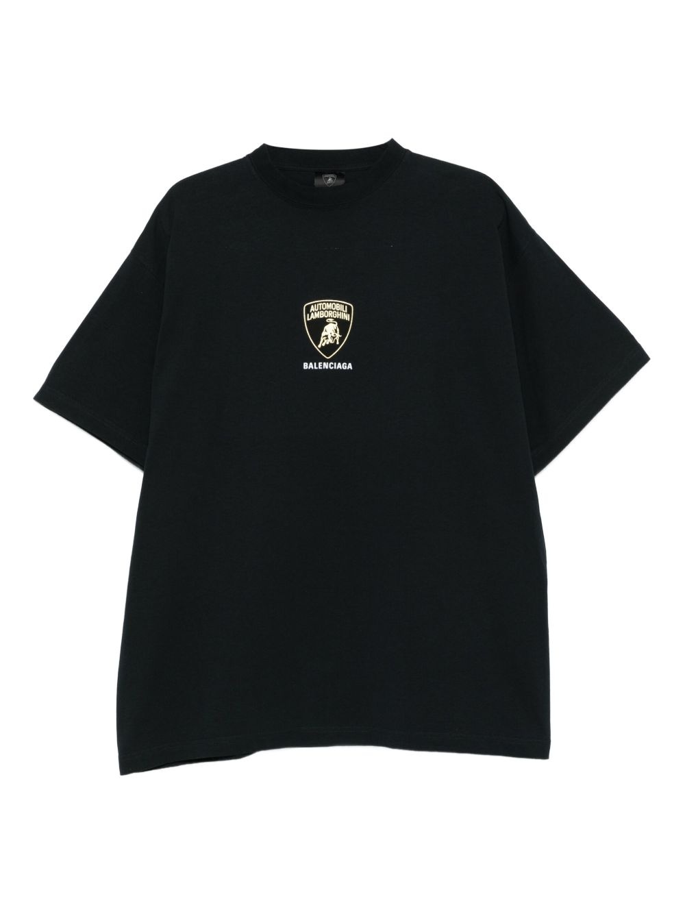 Automobili Lamborghini-emblem cotton T-shirt - 1