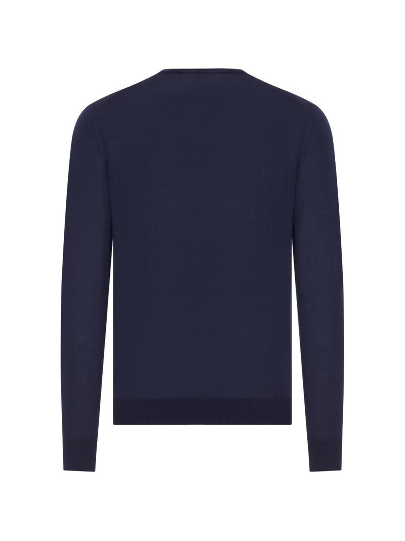 Prada embroidered fine-knit sweater outlook