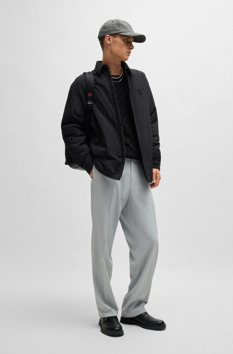 HUGO LEATHER MONK SHOES WITH QUARTER ZIP outlook