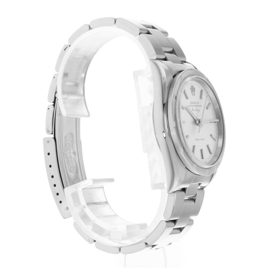 Pre-owned Rolex Air King Automatic Chronometer Silver Dial Men's Watch 14010 SSO - 6