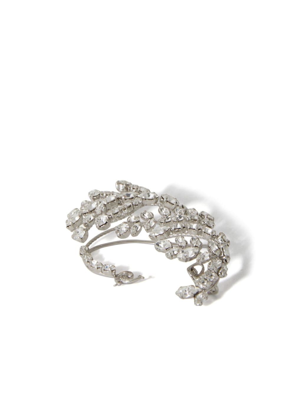 crystal-embellished ear cuff - 2