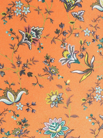 Etro floral-print tie outlook