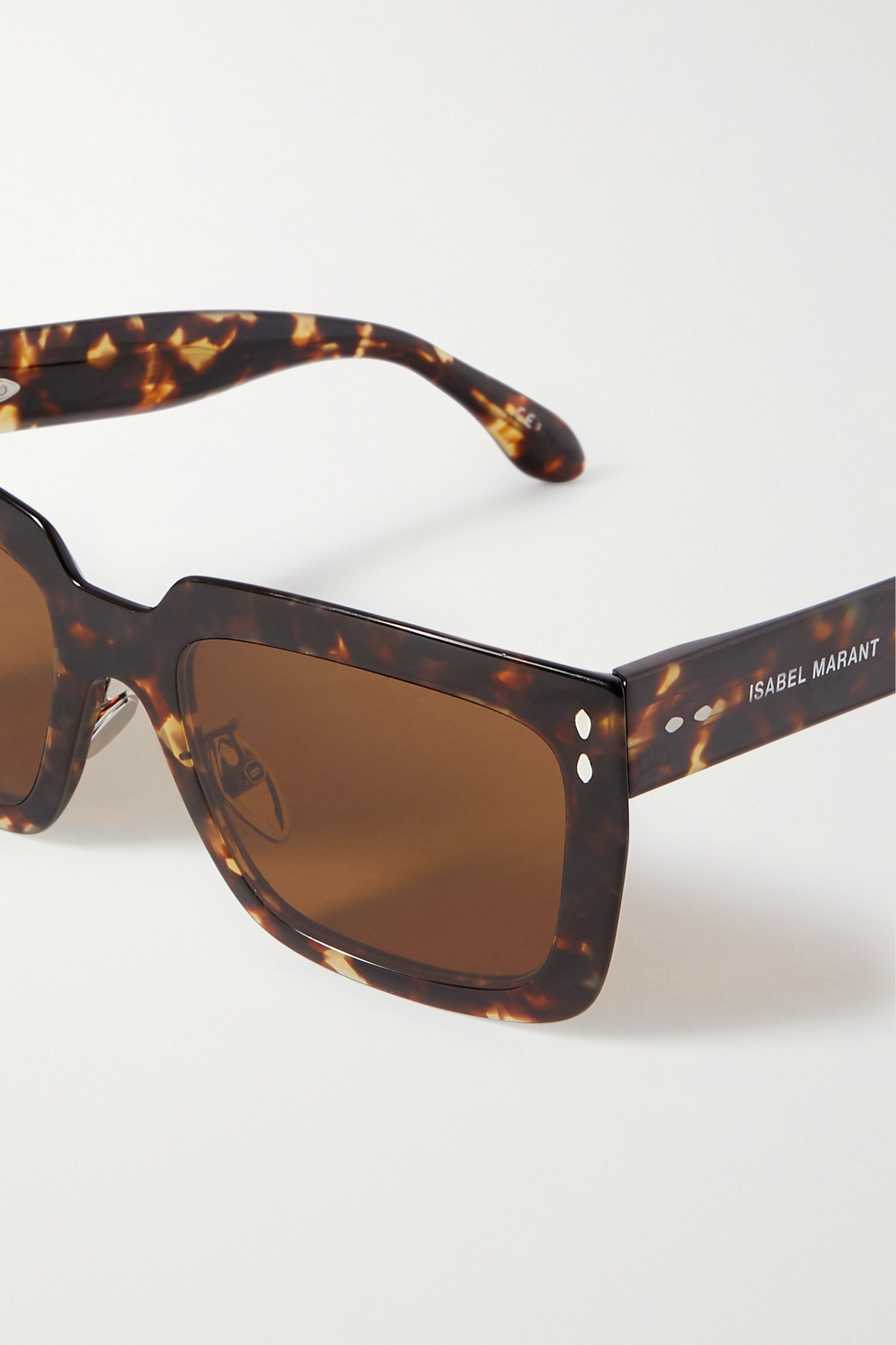 Sophy square-frame tortoiseshell acetate sunglasses - 4