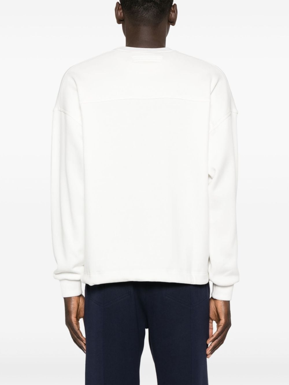 logo-embroidered sweatshirt - 4