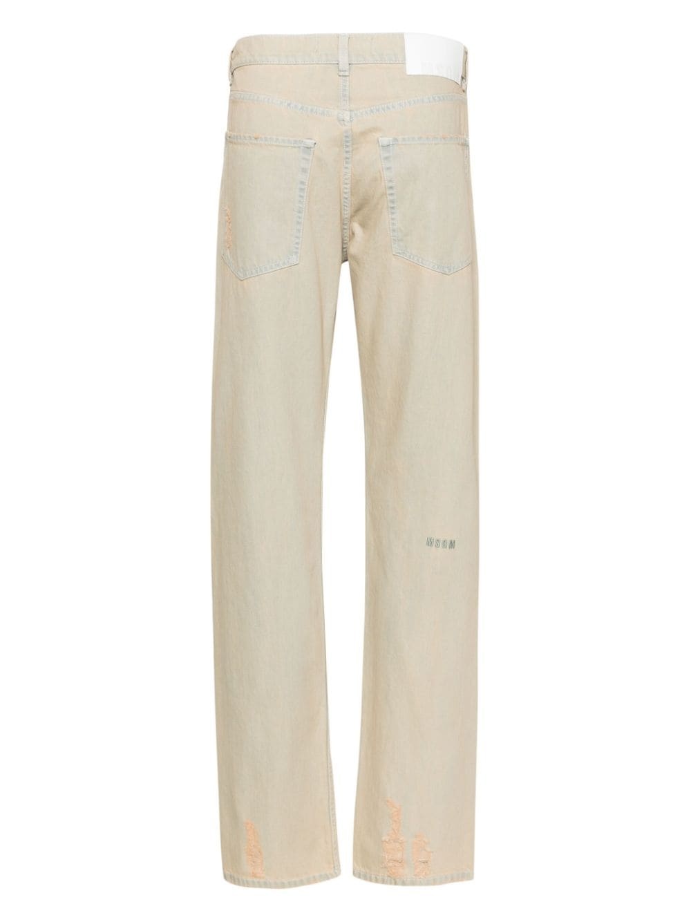 mid-rise straight-leg jeans - 2