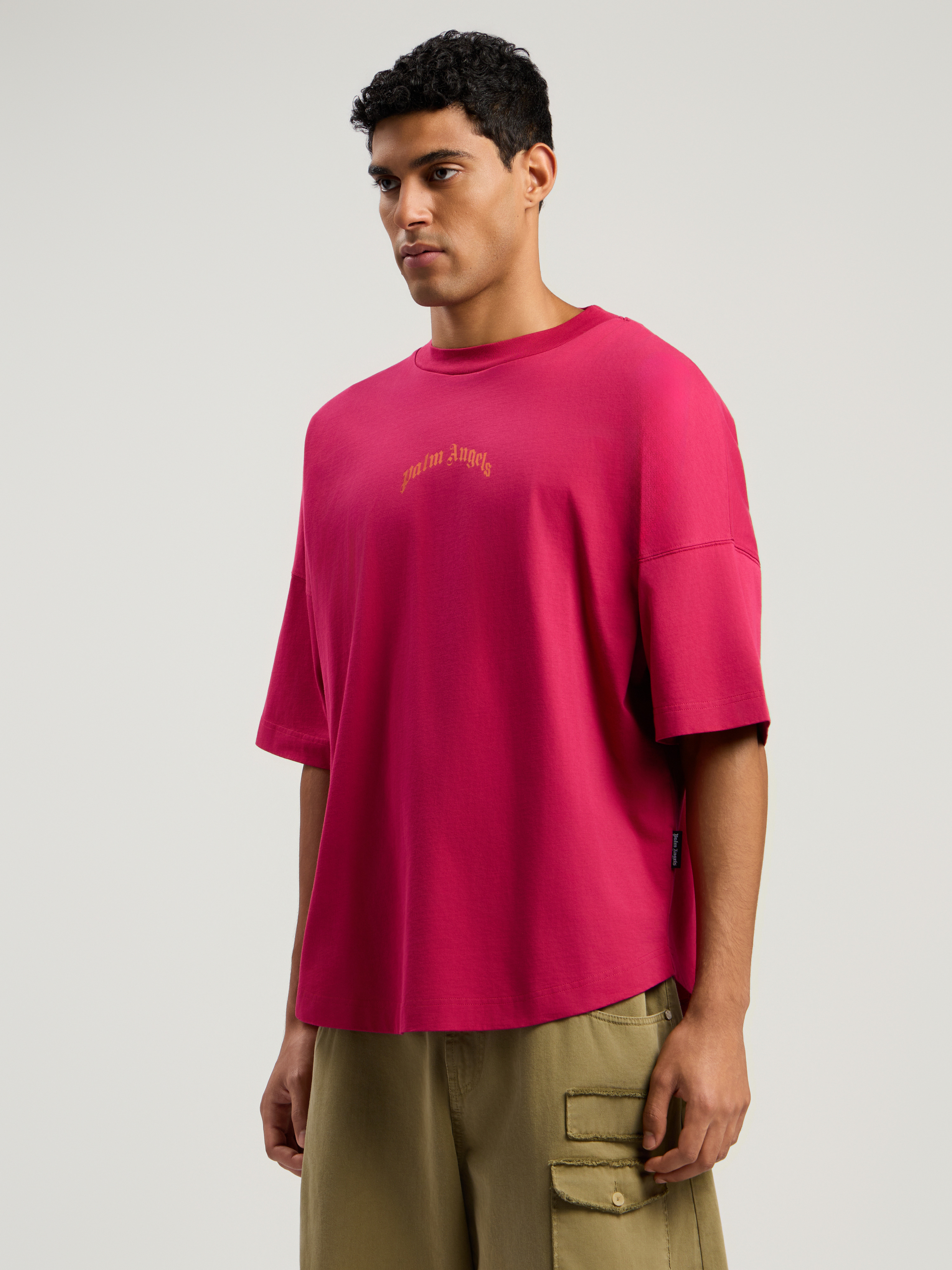 Back Curved Logo Over T-Shirt - 4