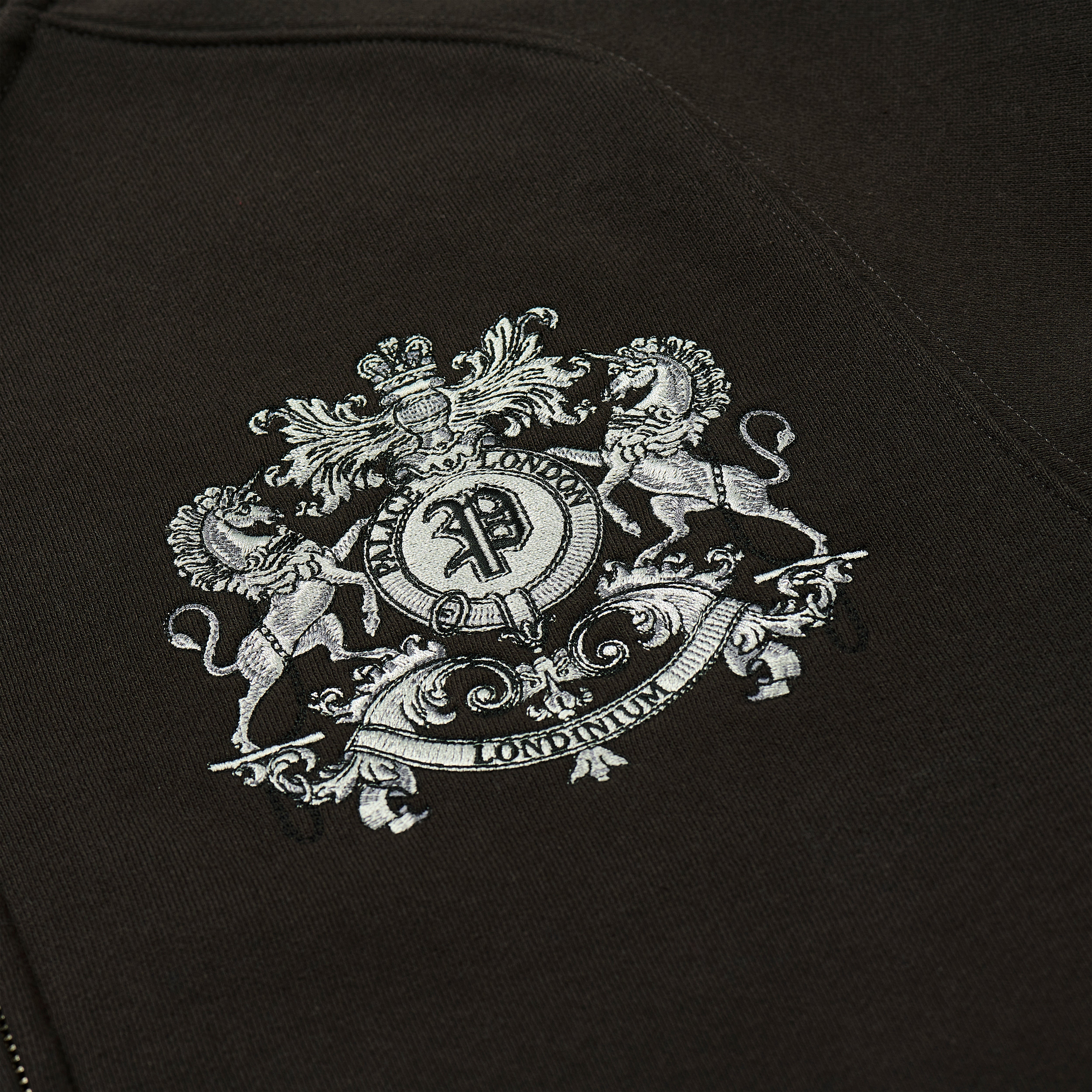 CREST SWEAT BLACK - 3