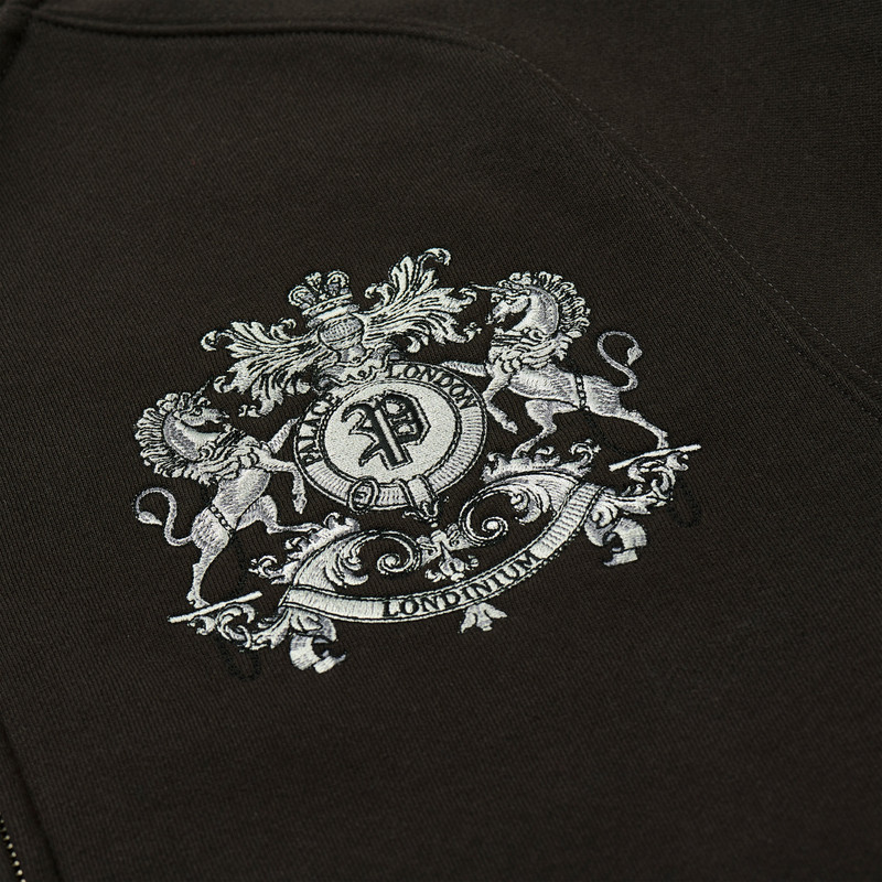 CREST SWEAT BLACK 3