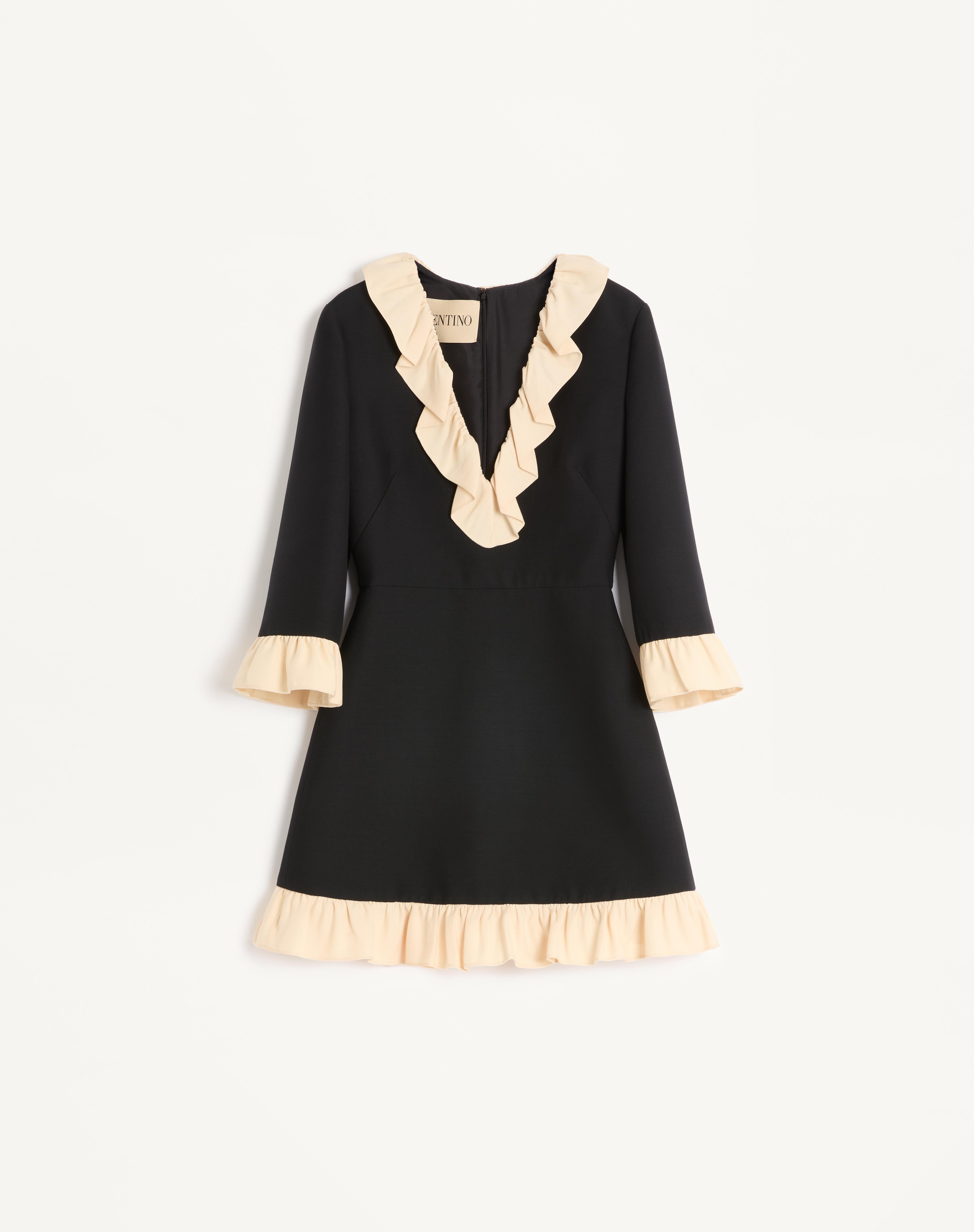 CREPE COUTURE SHORT DRESS - 1